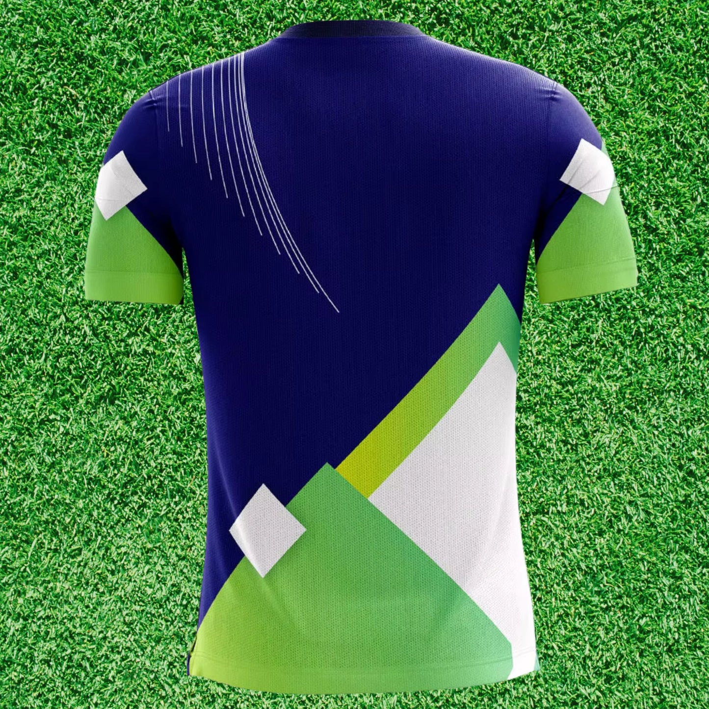 Camisa Futebol Azul e Verde Personalizado 25/26