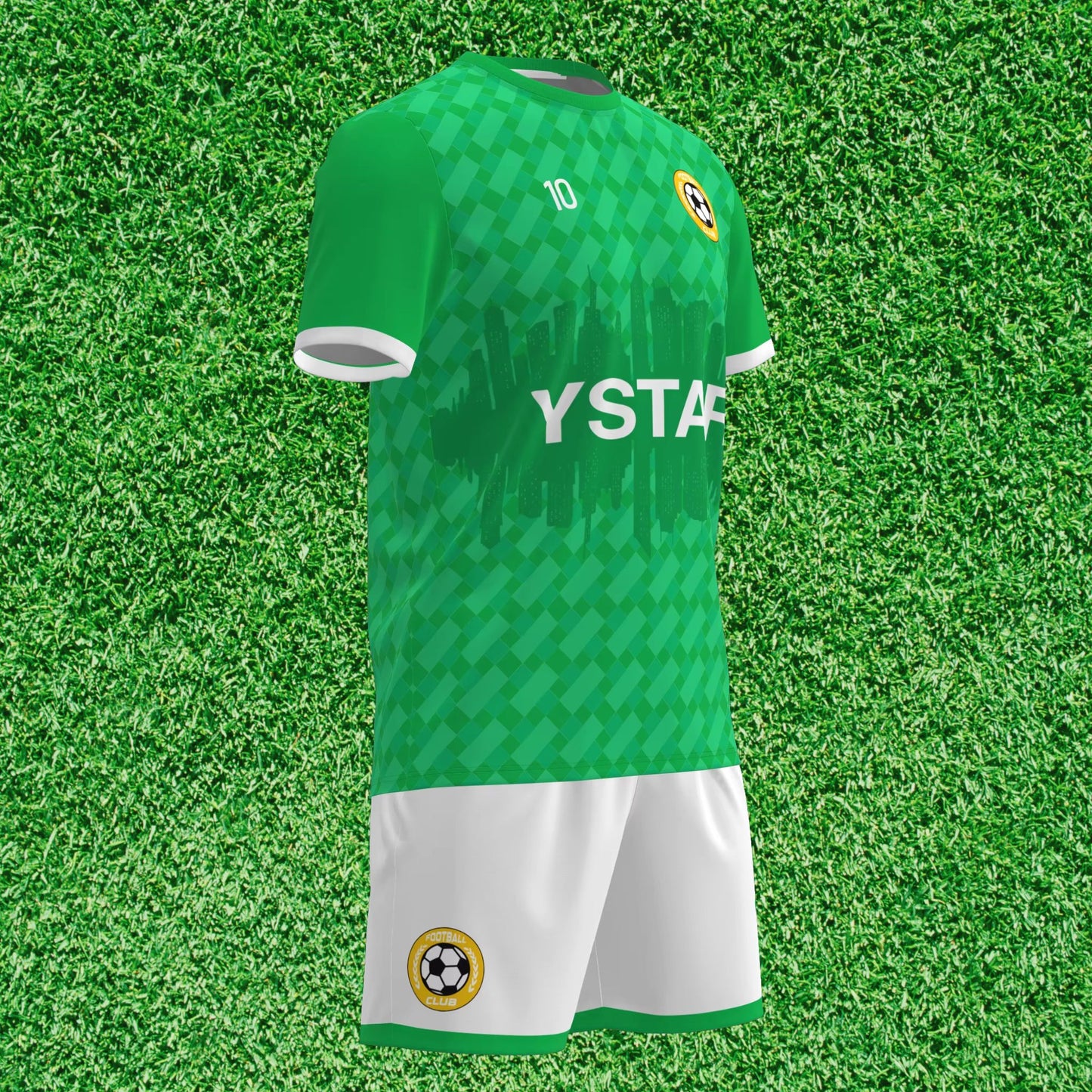 Camisa Futebol Verde e Branco Personalizado 26/27