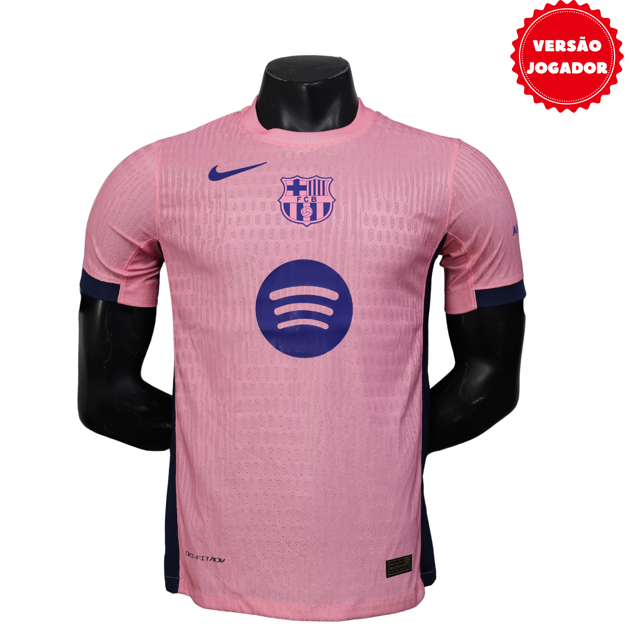 Camisa Barcelona Rosa 25/26 Jogador