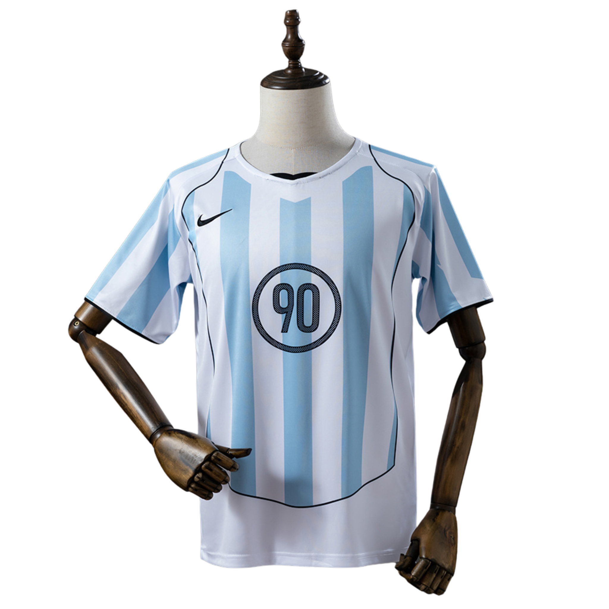 Camisa Total 90 Azul e Branca 2025 Torcedor