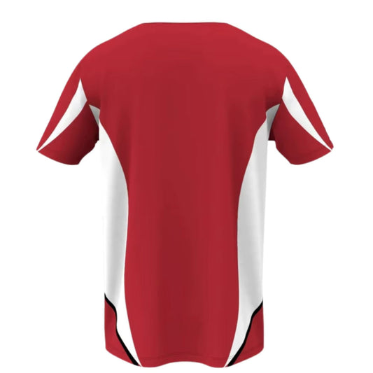 Camisa Futebol Vermelho e Branco Personalizado 25/26
