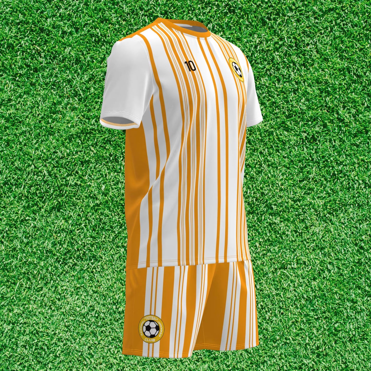 Camisa Futebol Amarela e Branco Personalizado 26/27
