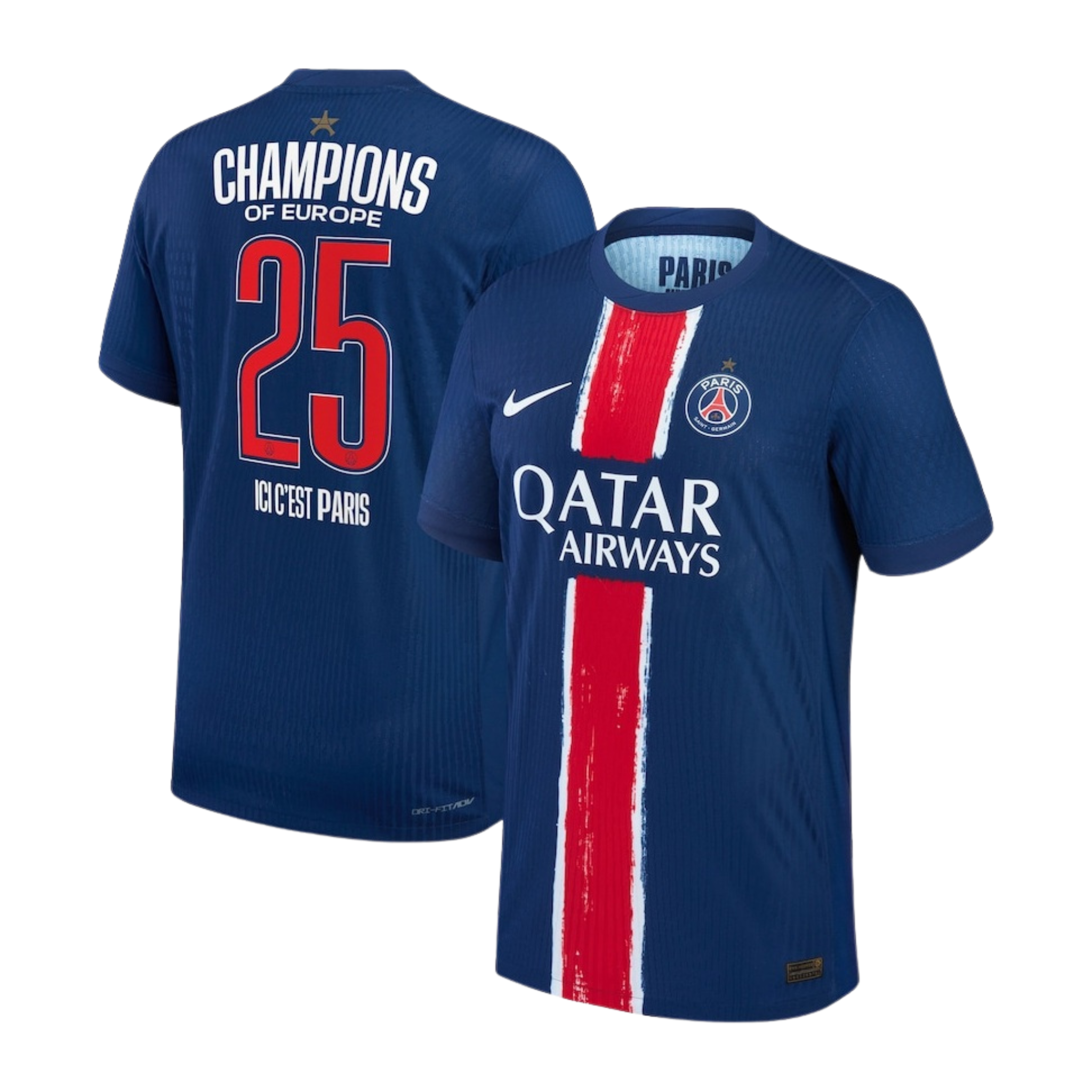 Camisa Paris Saint-Germain F.C (PSG) I Especial Champions 24/25 Torcedor