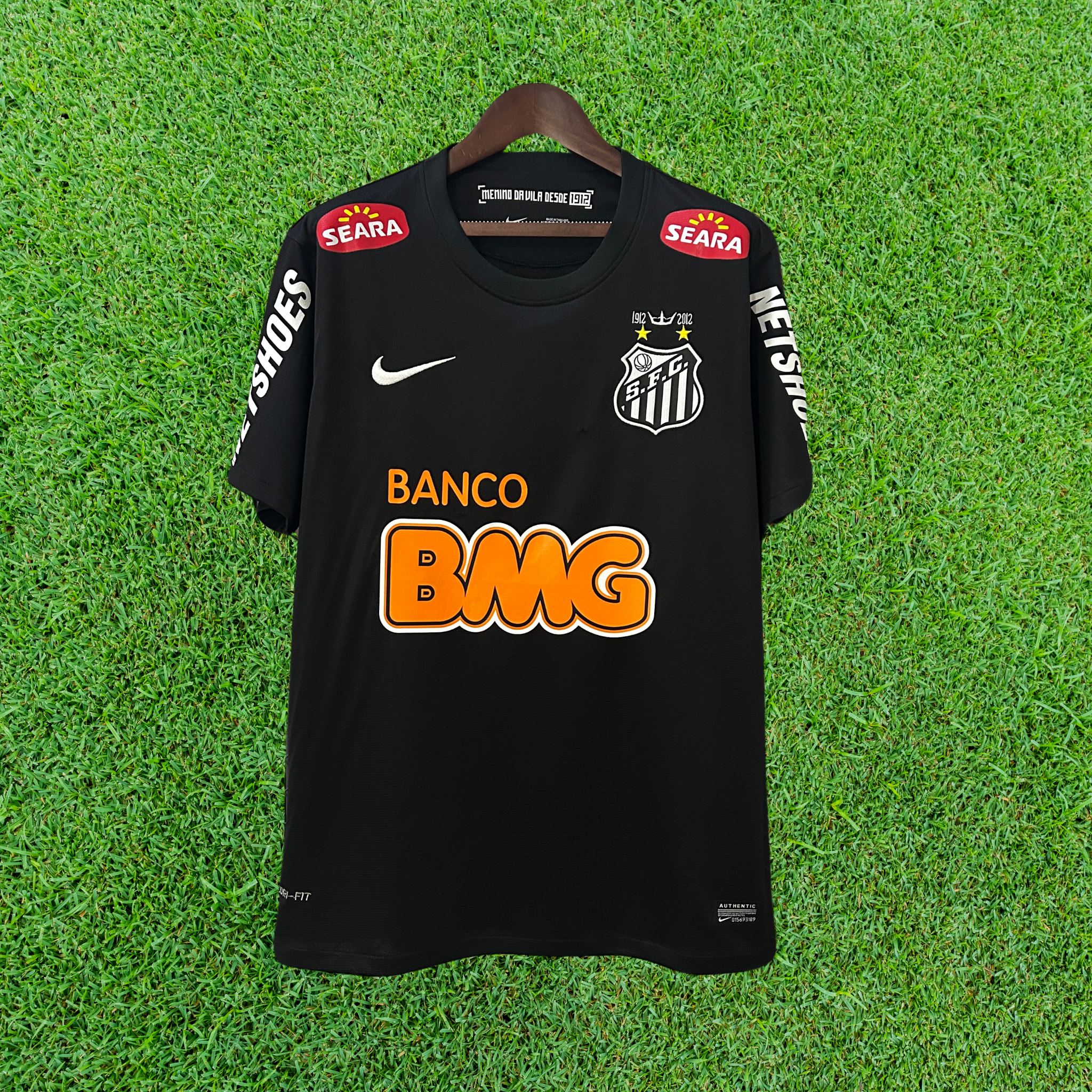 Camisa Santos Preta 12/13 Retrô