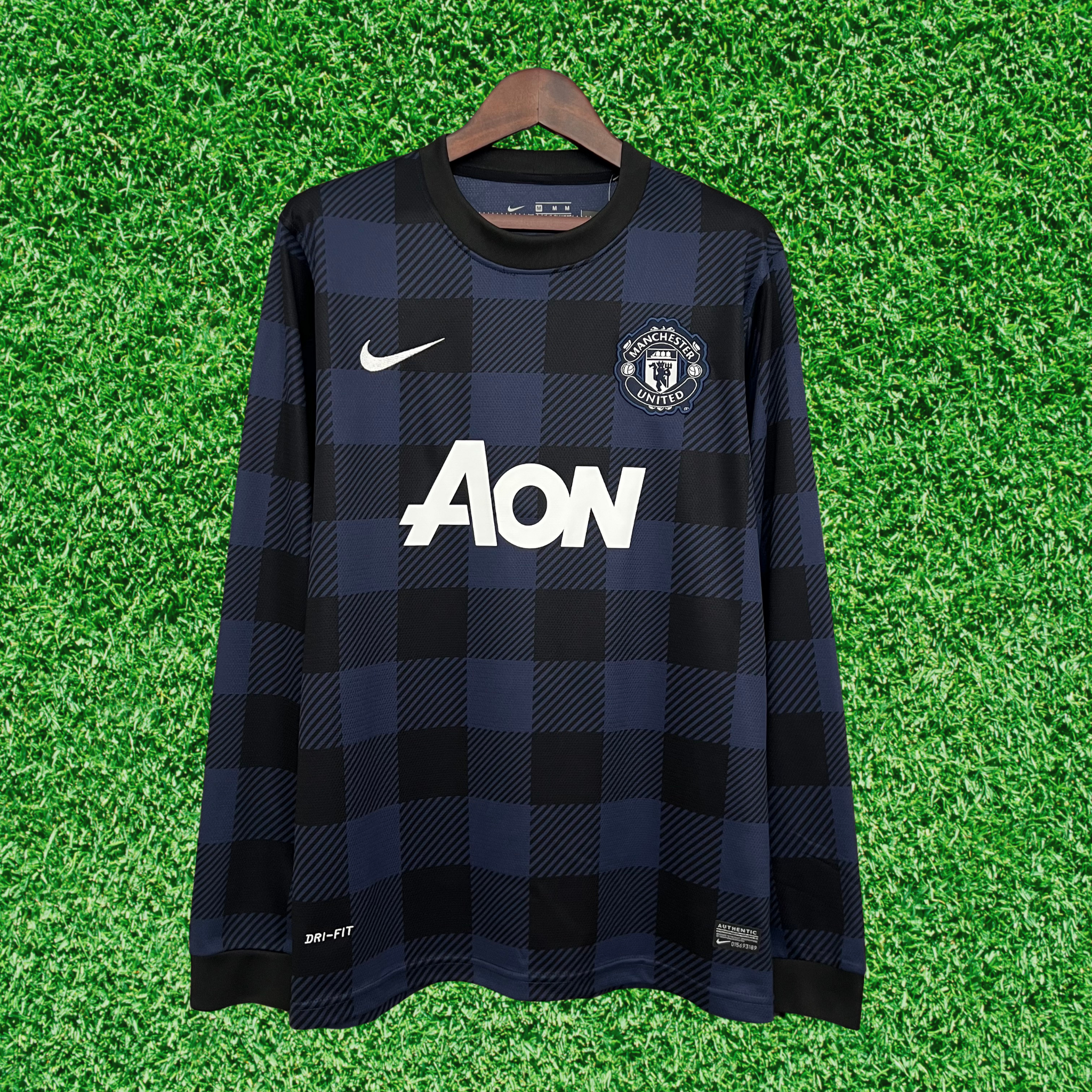 Camisa Manchester United II 13/14 Retrô Manga Longa
