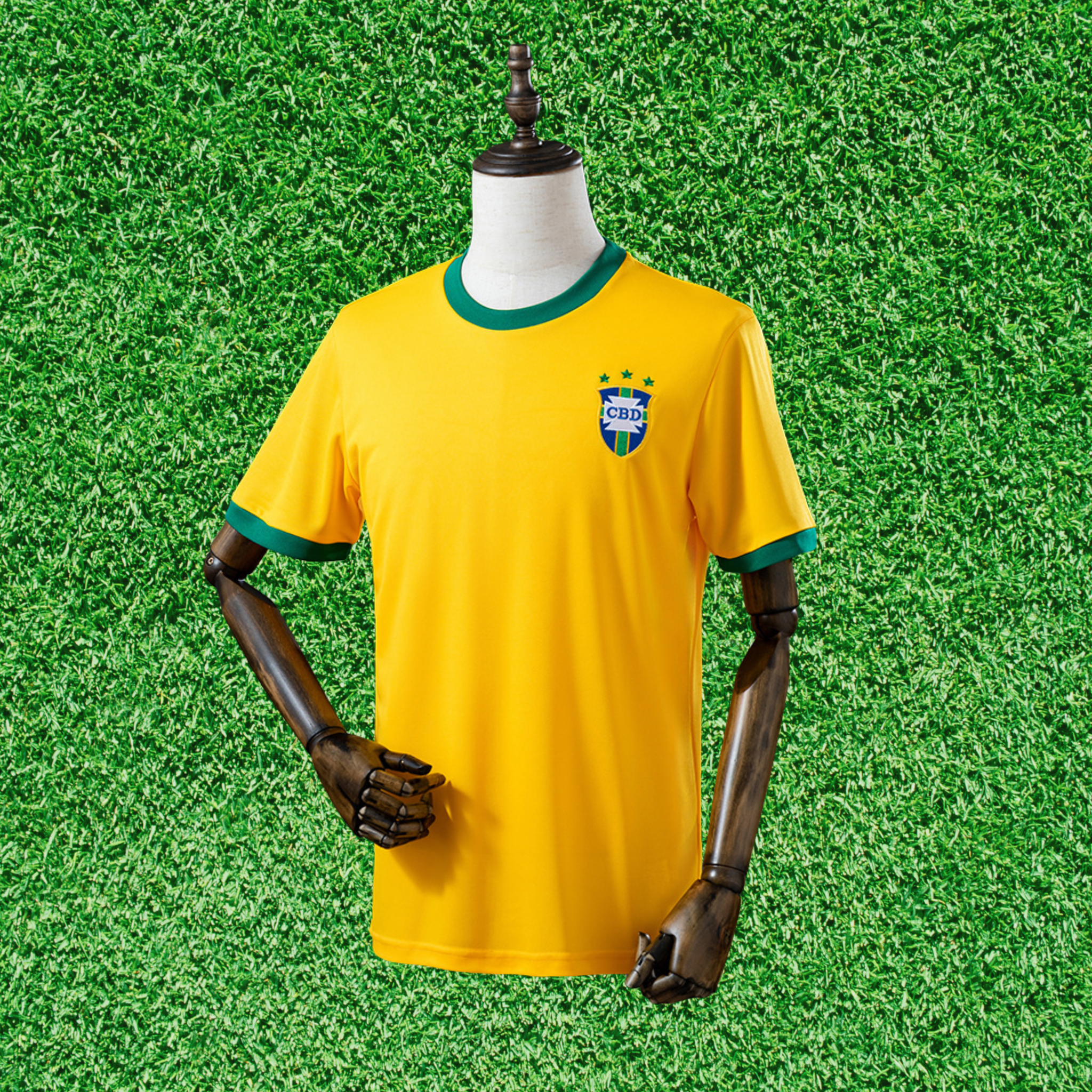 Camisa Brasil I 1970 Retrô