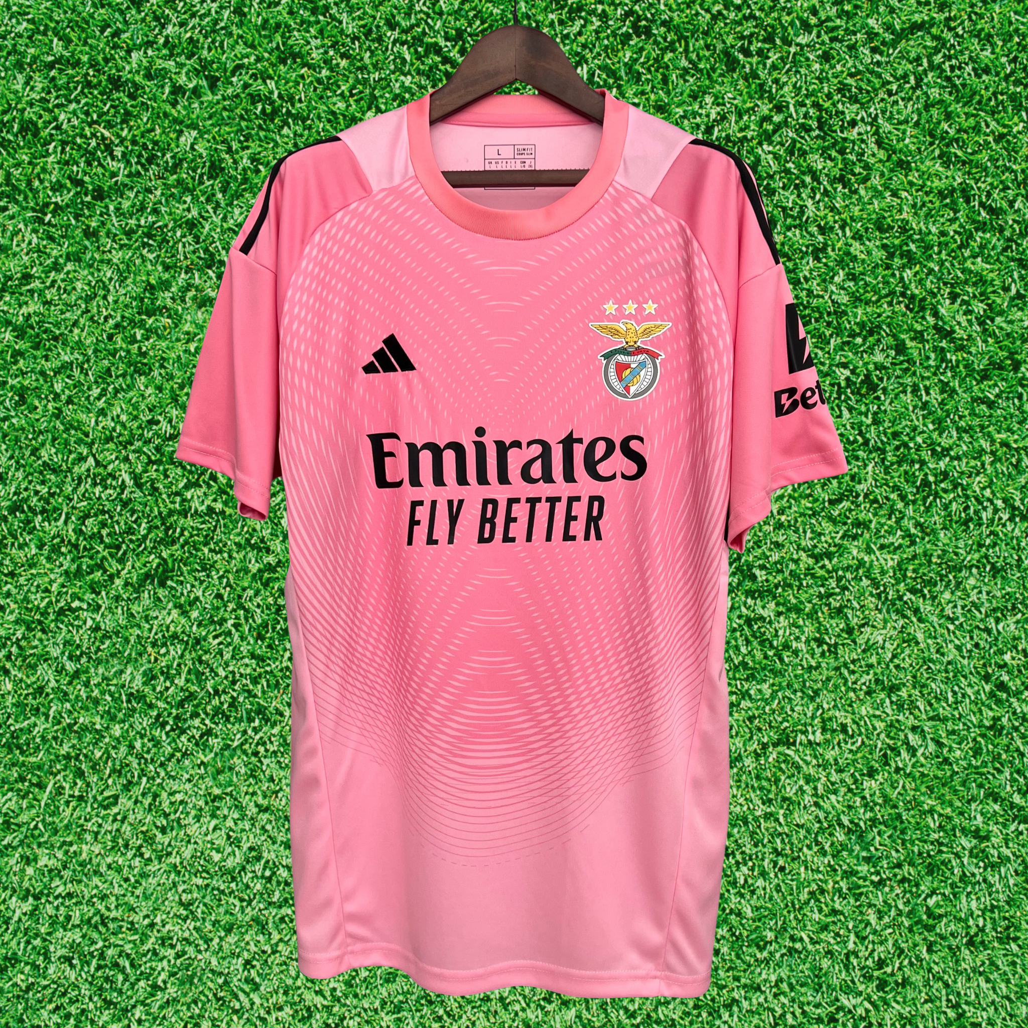 Camisa SL Benfica Goleiro Rosa 25/26 Torcedor
