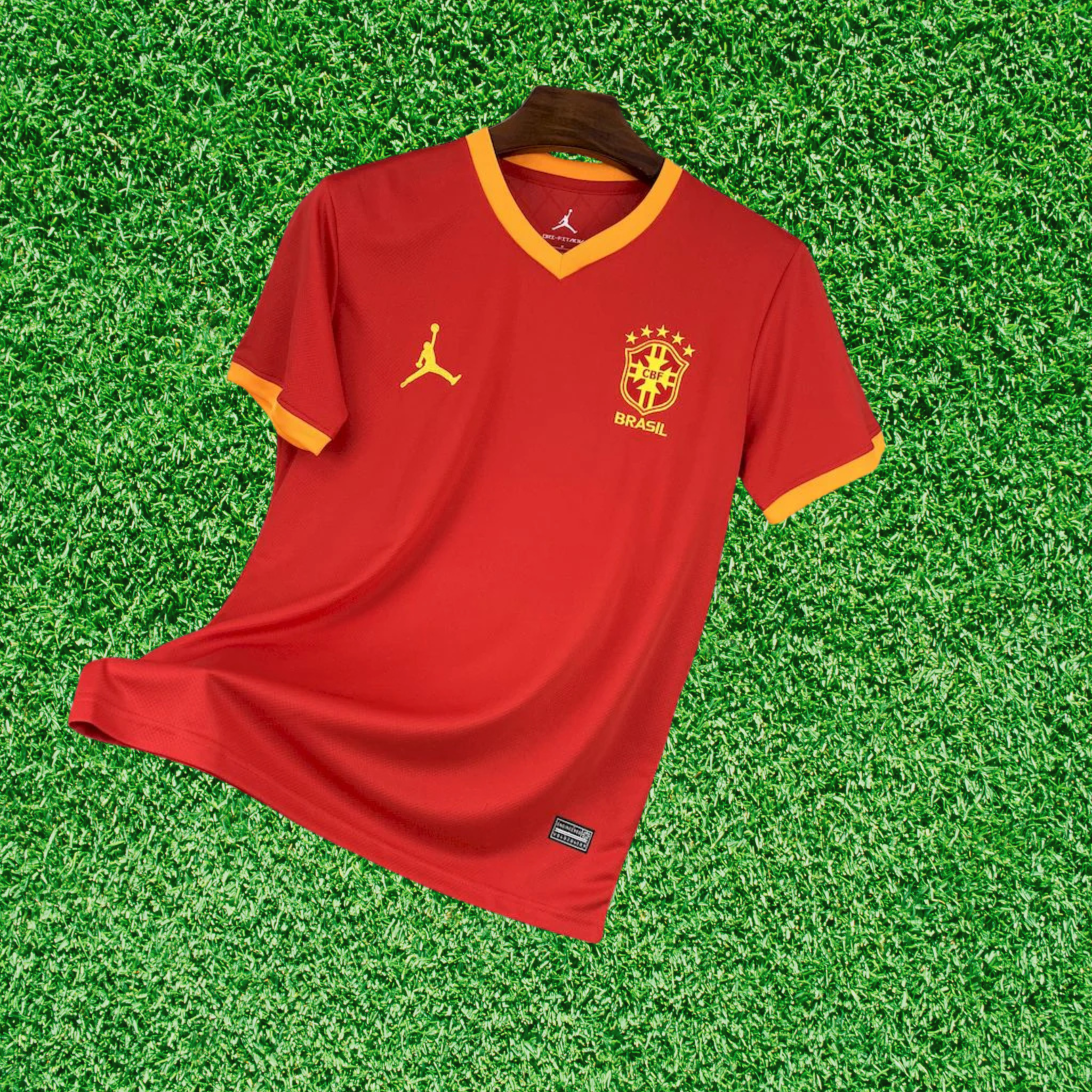 Camisa Brasil Especial Vermelho Jordan 25/26 Torcedor