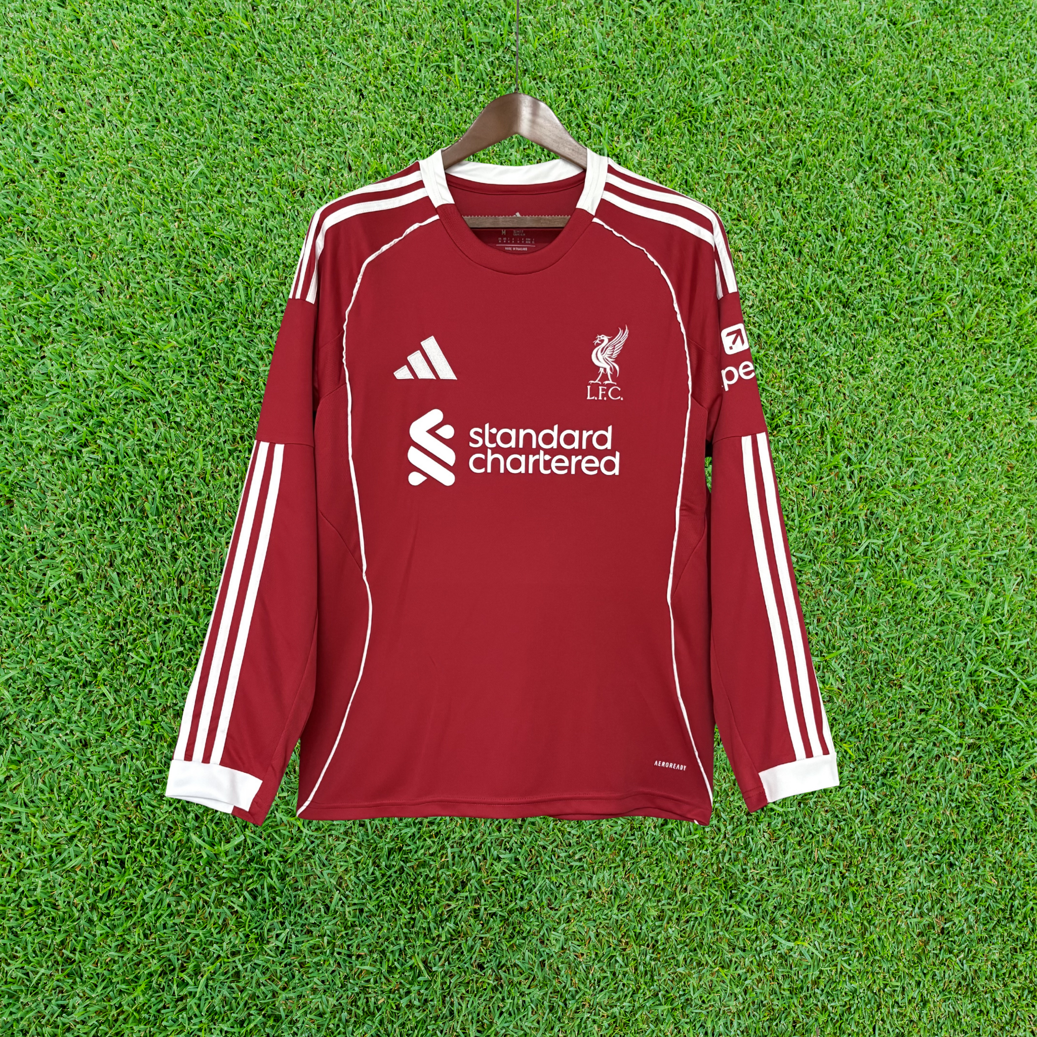 Camisa Liverpool FC I 25/26 Manga Longa