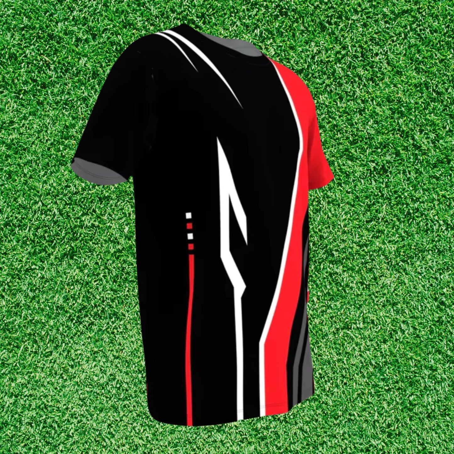 Camisa Futebol Vermelho e Preta Customizada 25/26