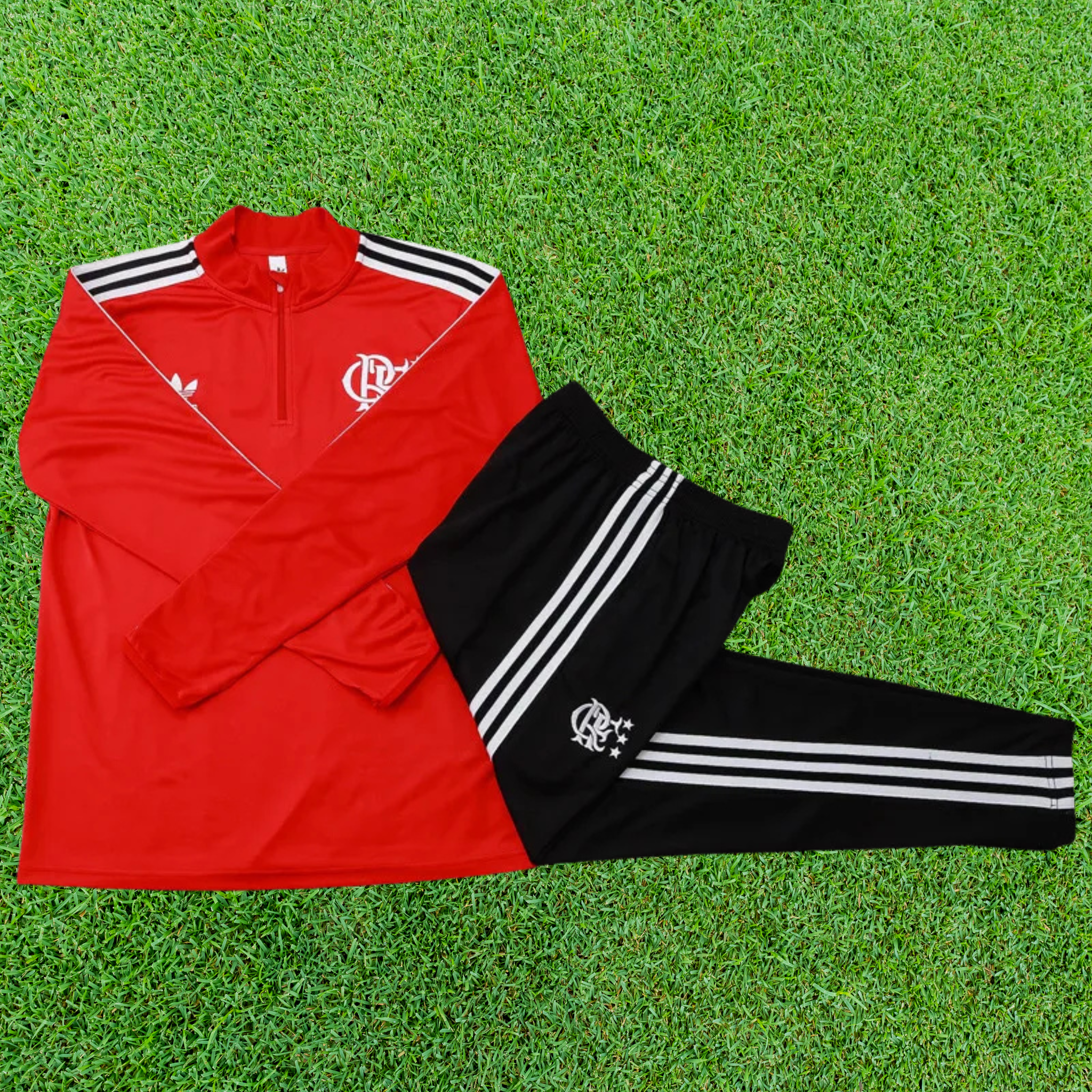 Conjunto Flamengo Vermelho 25/26 Treino
