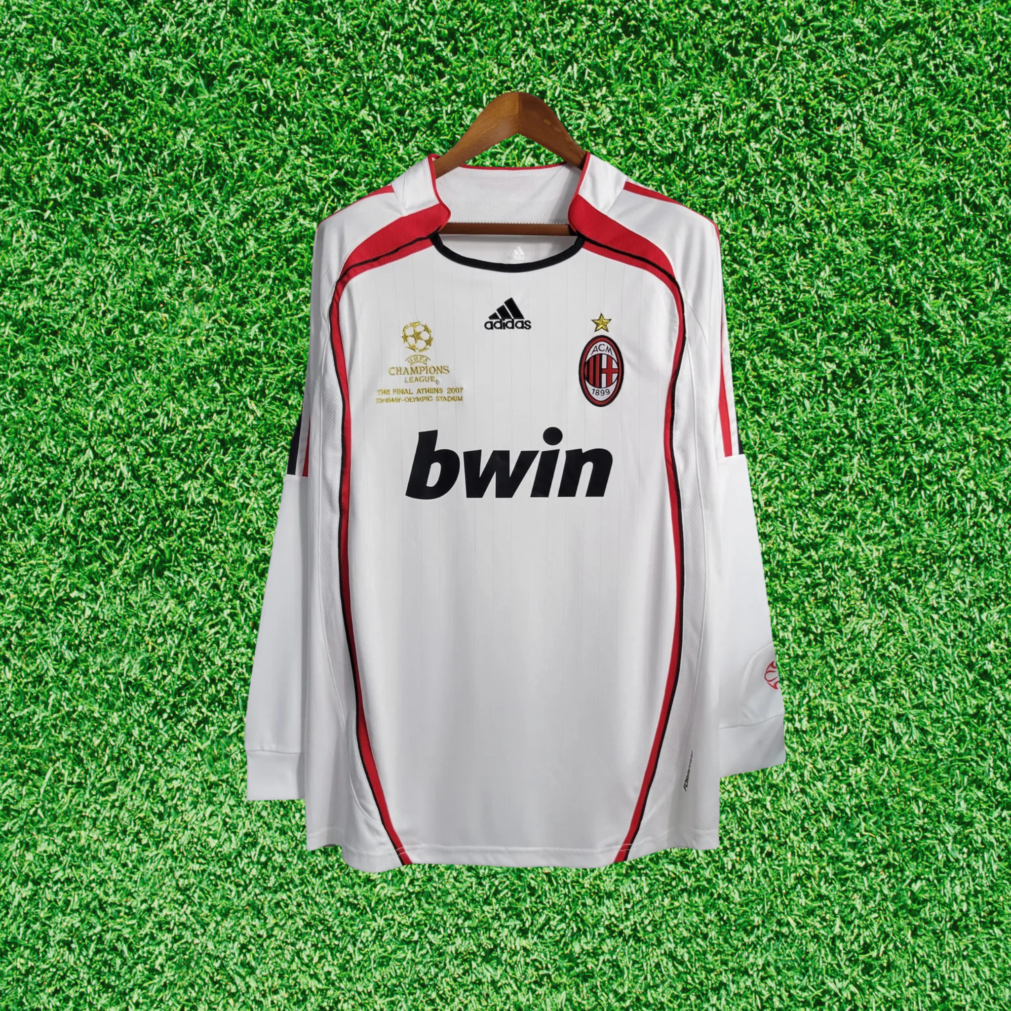 Camisa AC Milan II 06/07 Retrô Manga Longa