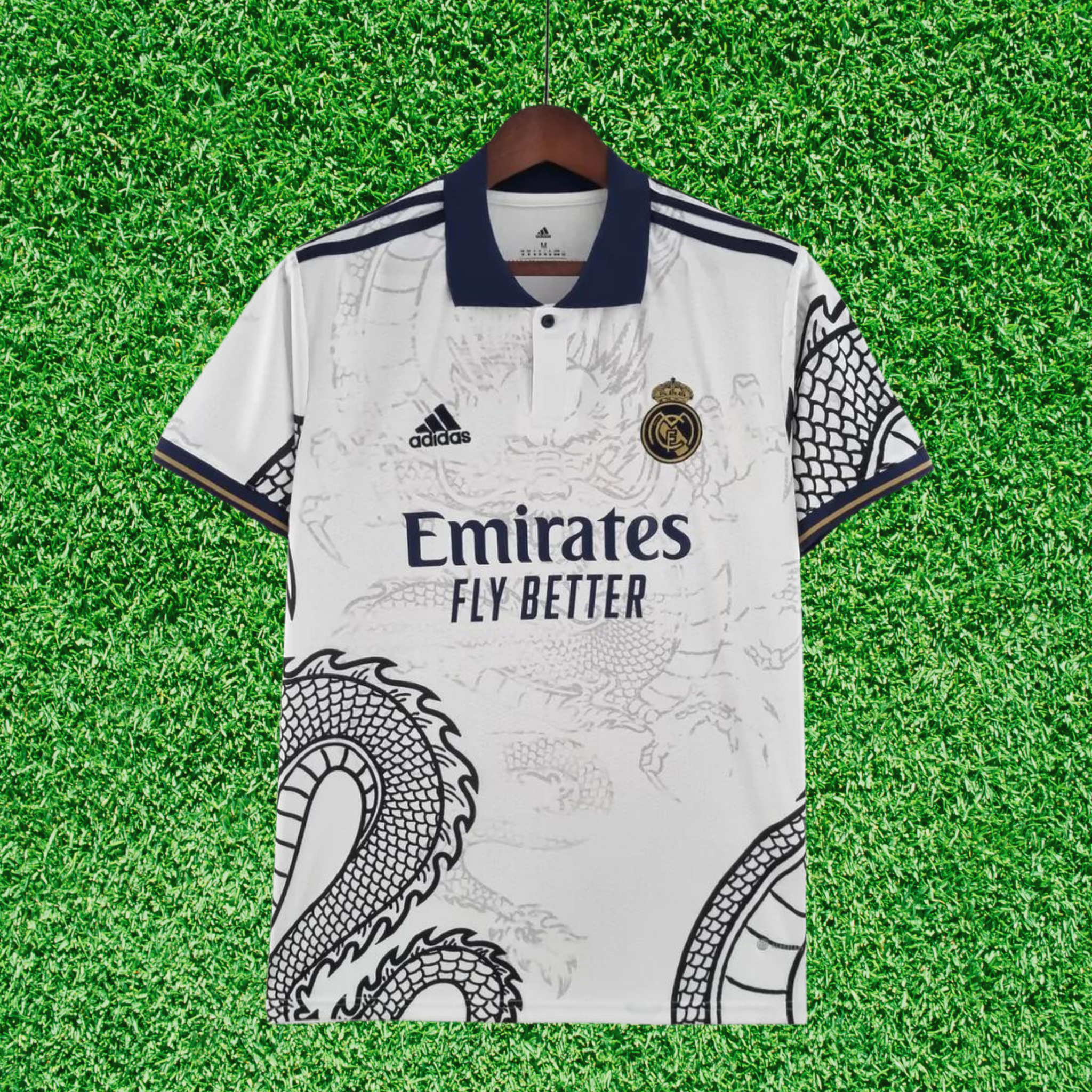 Camisa Real Madrid Especial Dragão Branca 25/26 Torcedor