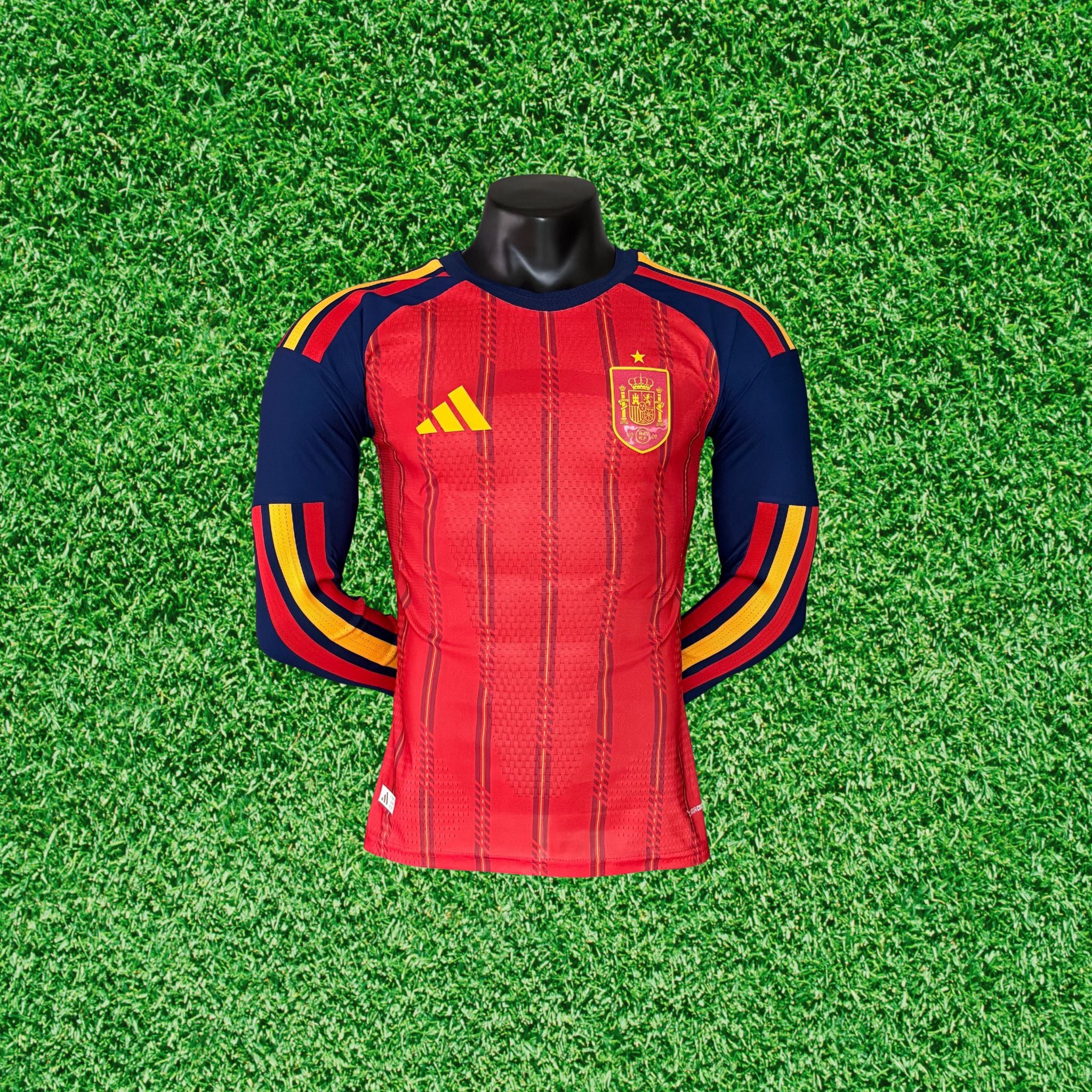 Camisa Espanha I 2026 Jogador Manga Longa