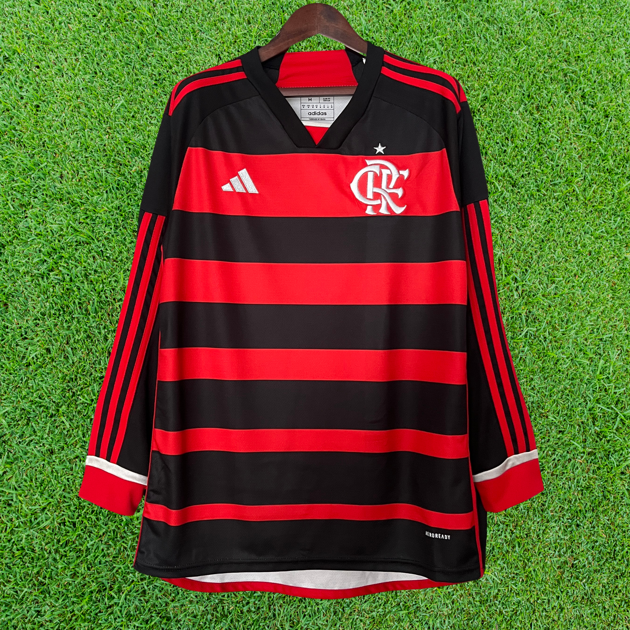 Camisa Flamengo I 24/25 Manga Longa