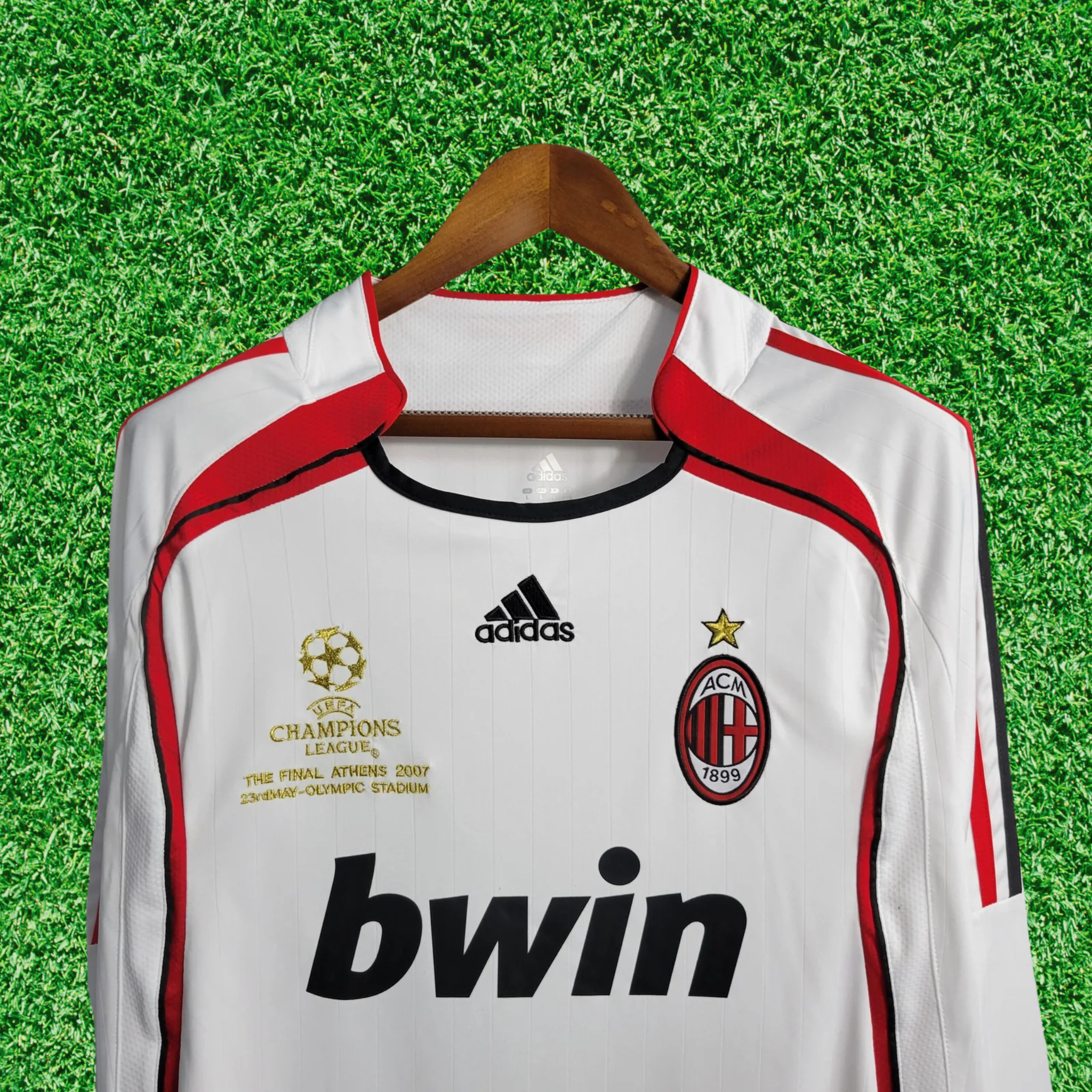 Camisa AC Milan II 06/07 Retrô Manga Longa