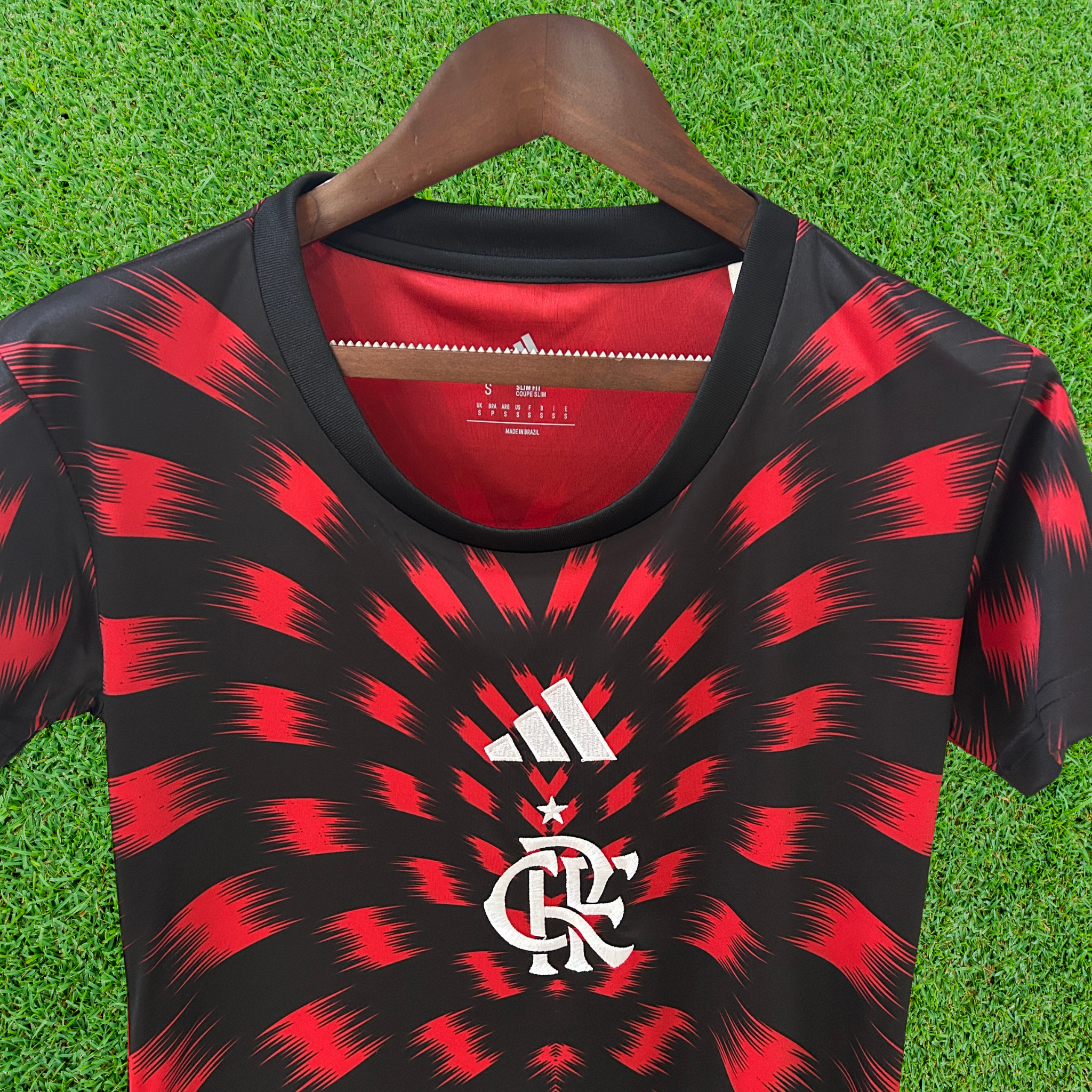 Camisa Flamengo Pré-Jogo 25/26 Feminina Torcedor