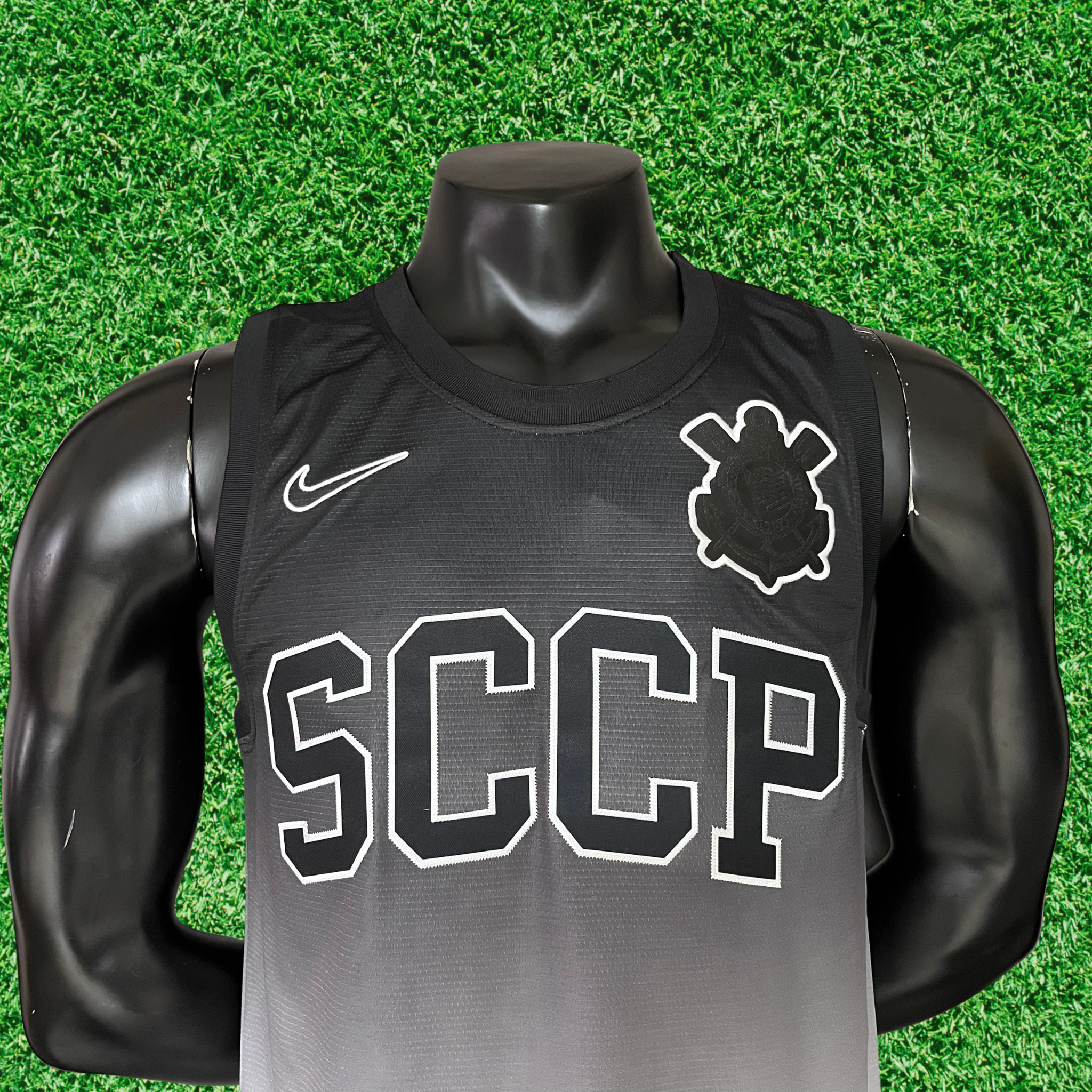 Regata Corinthians Preto e Branco 25/26 Torcedor