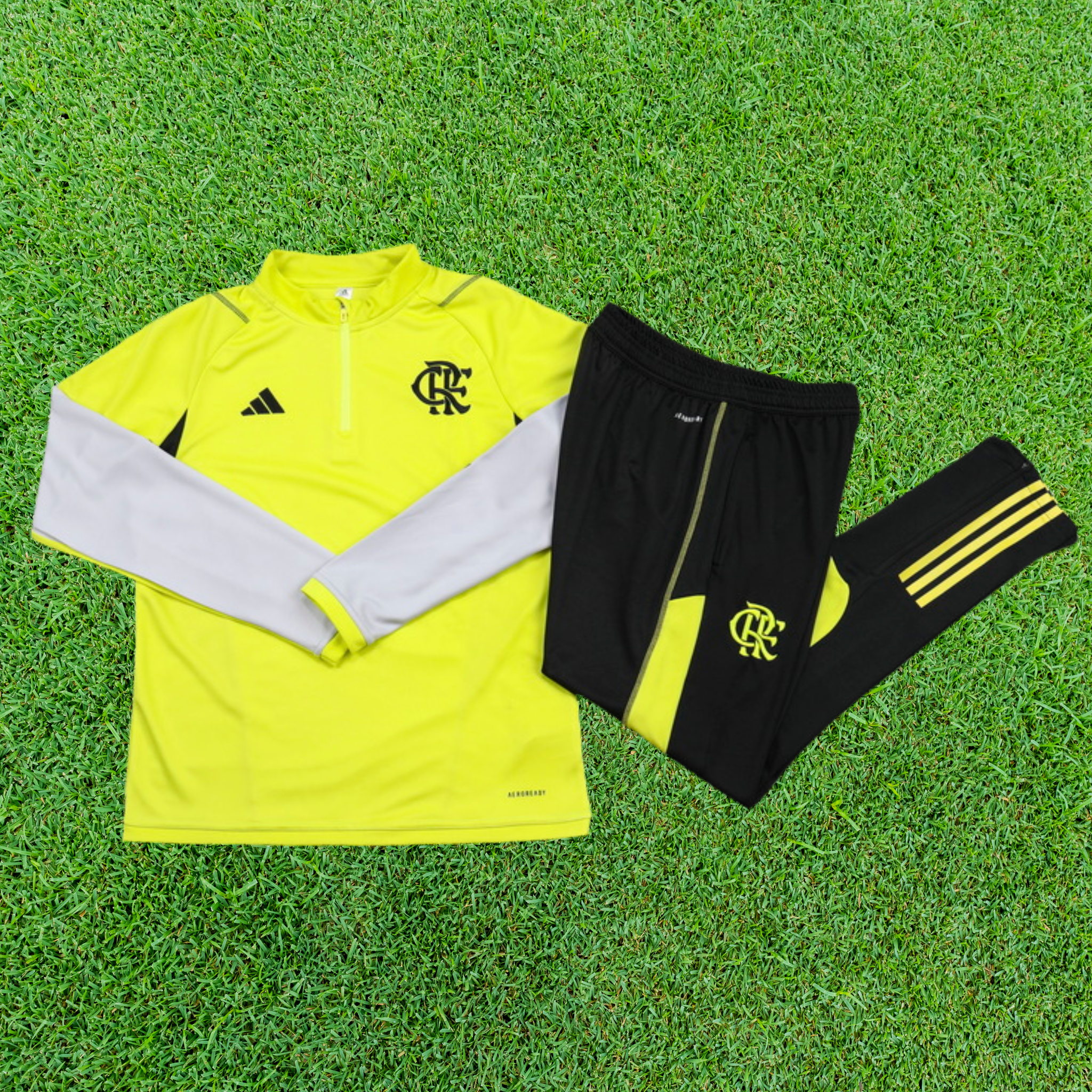Conjunto Flamengo Amarelo 24/25 Treino