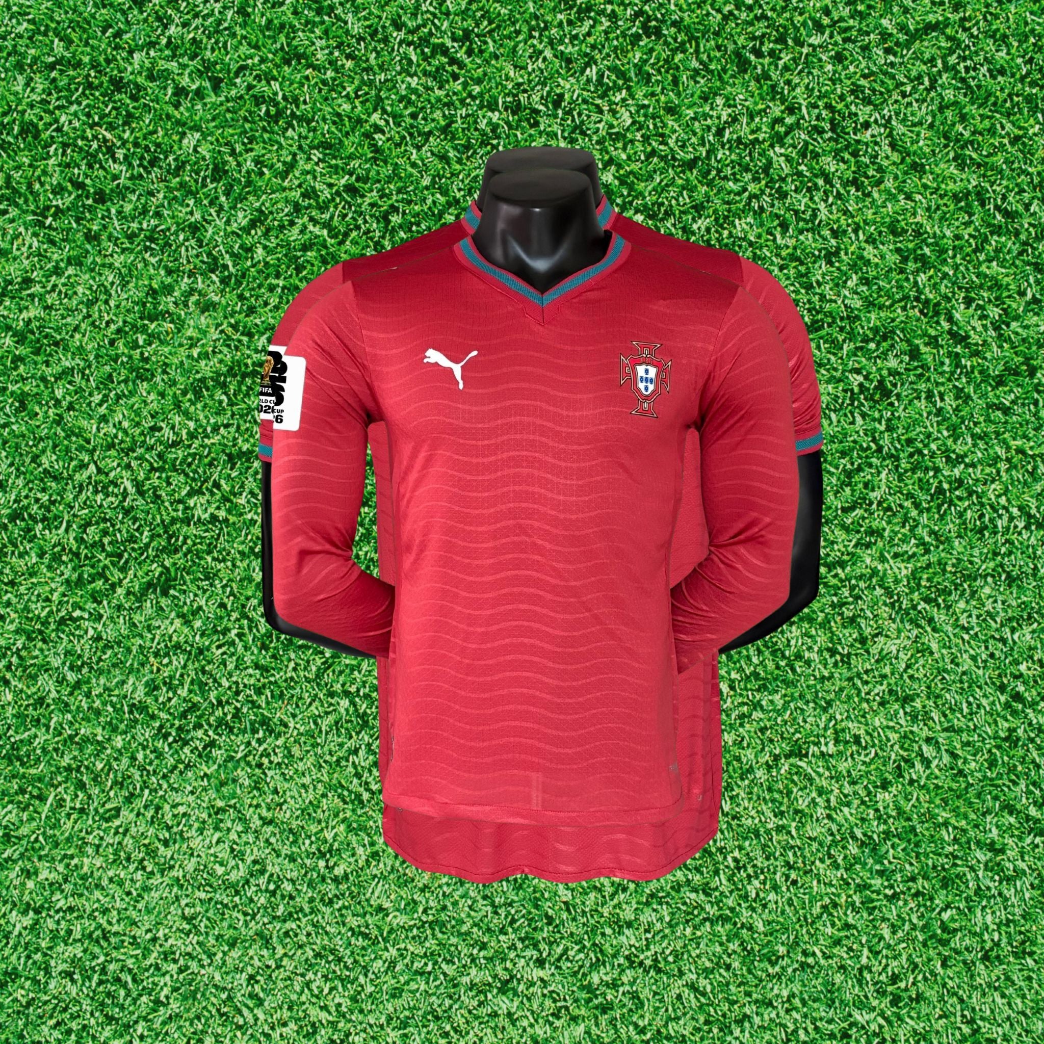 Camisa Portugal I 2026 Jogador Manga Longa