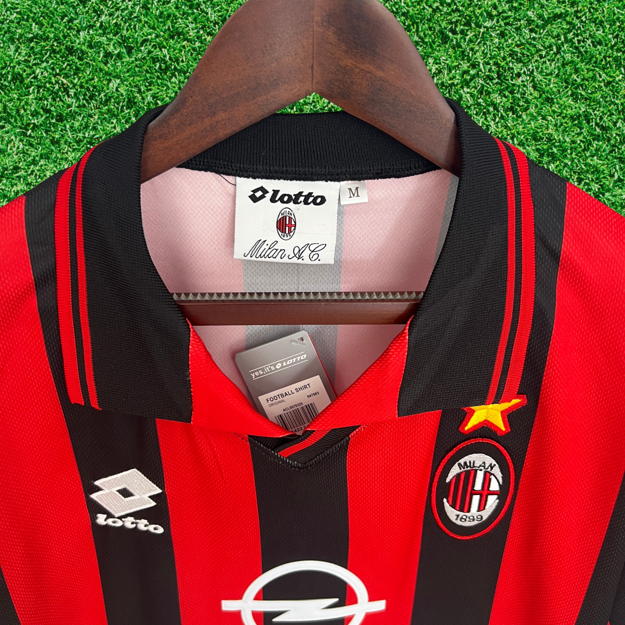 Camisa AC Milan I 97/98 Retrô