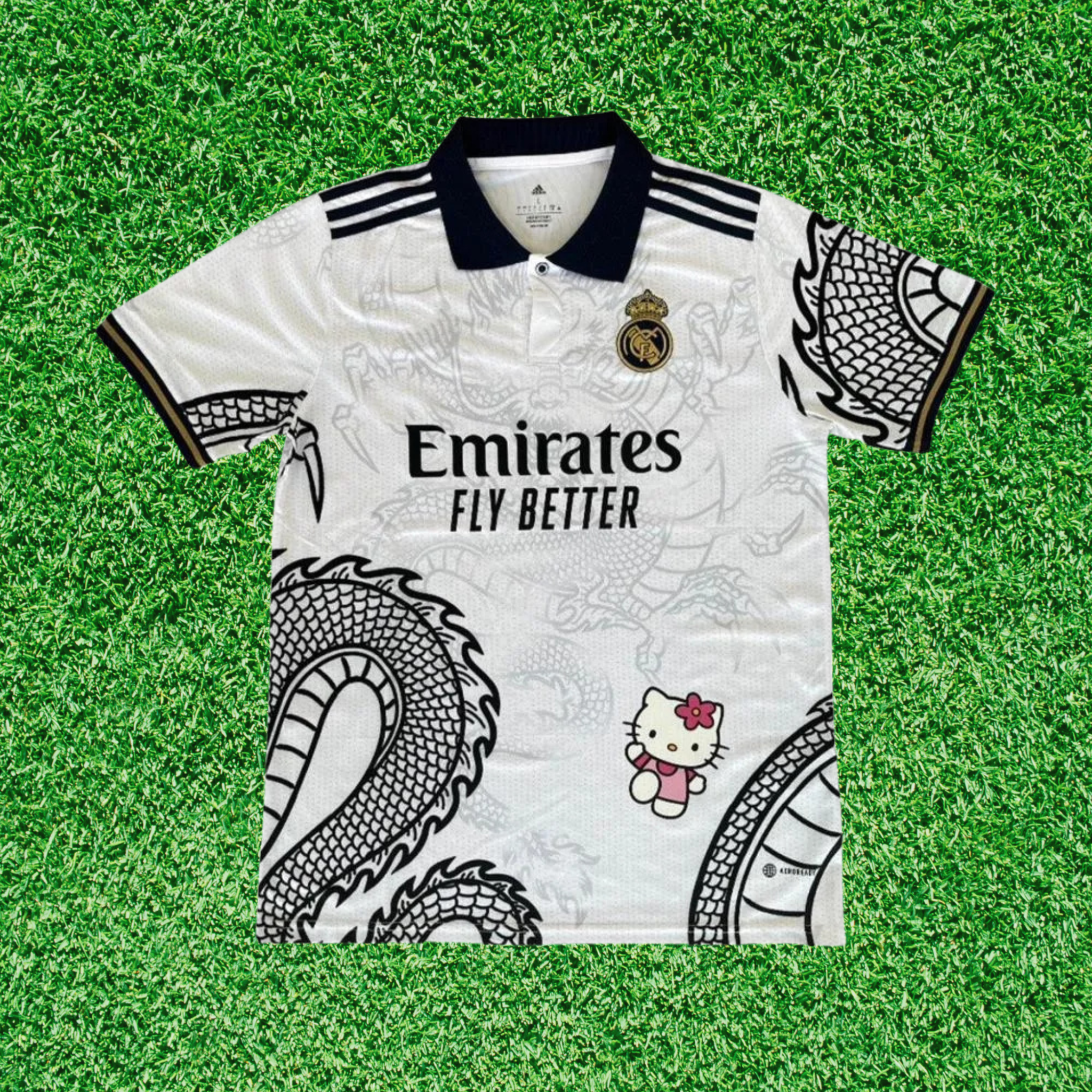 Camisa Real Madrid Especial Dragão Branca 25/26 Torcedor