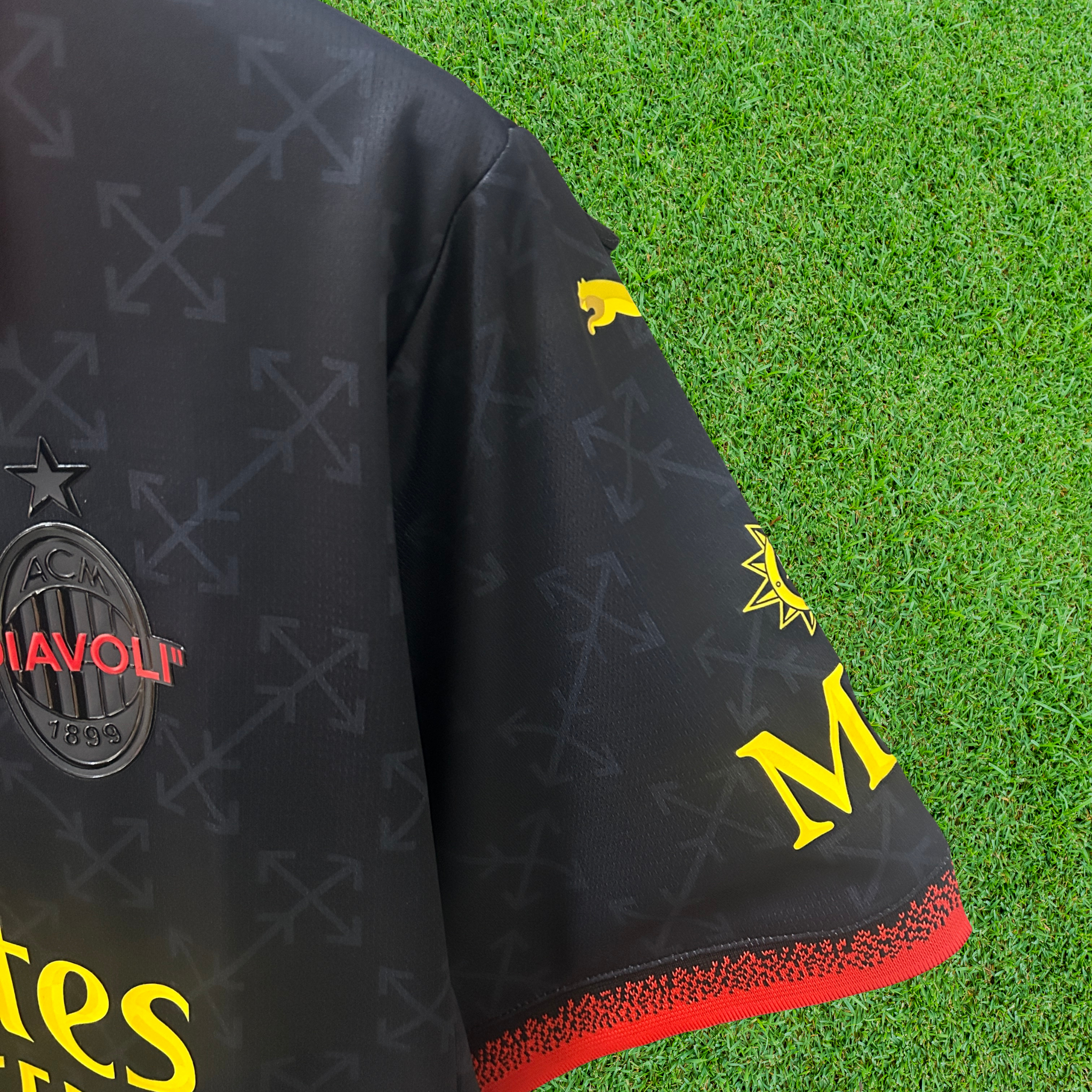 Camisa AC Milan Off-White 25/26 Torcedor