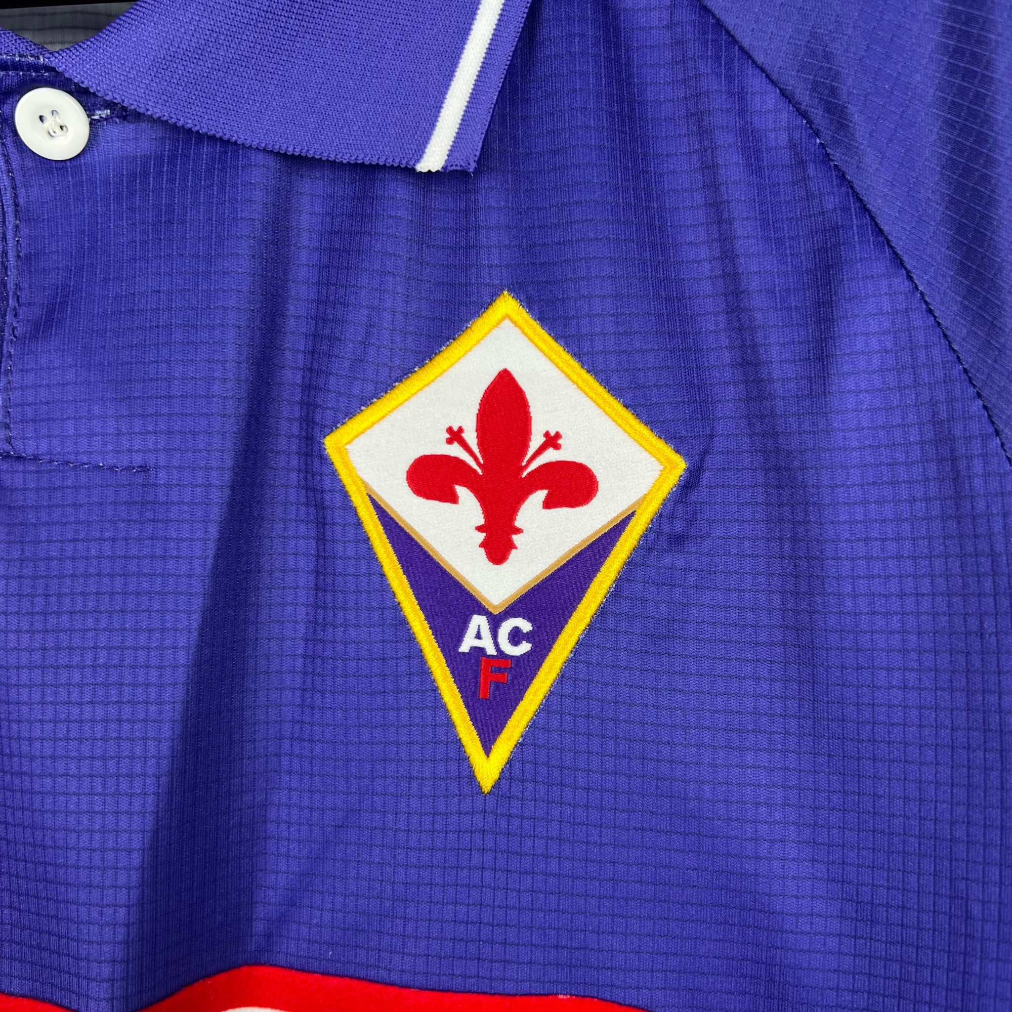 Camisa ACF Fiorentina I 98/99 Retrô Manga Longa