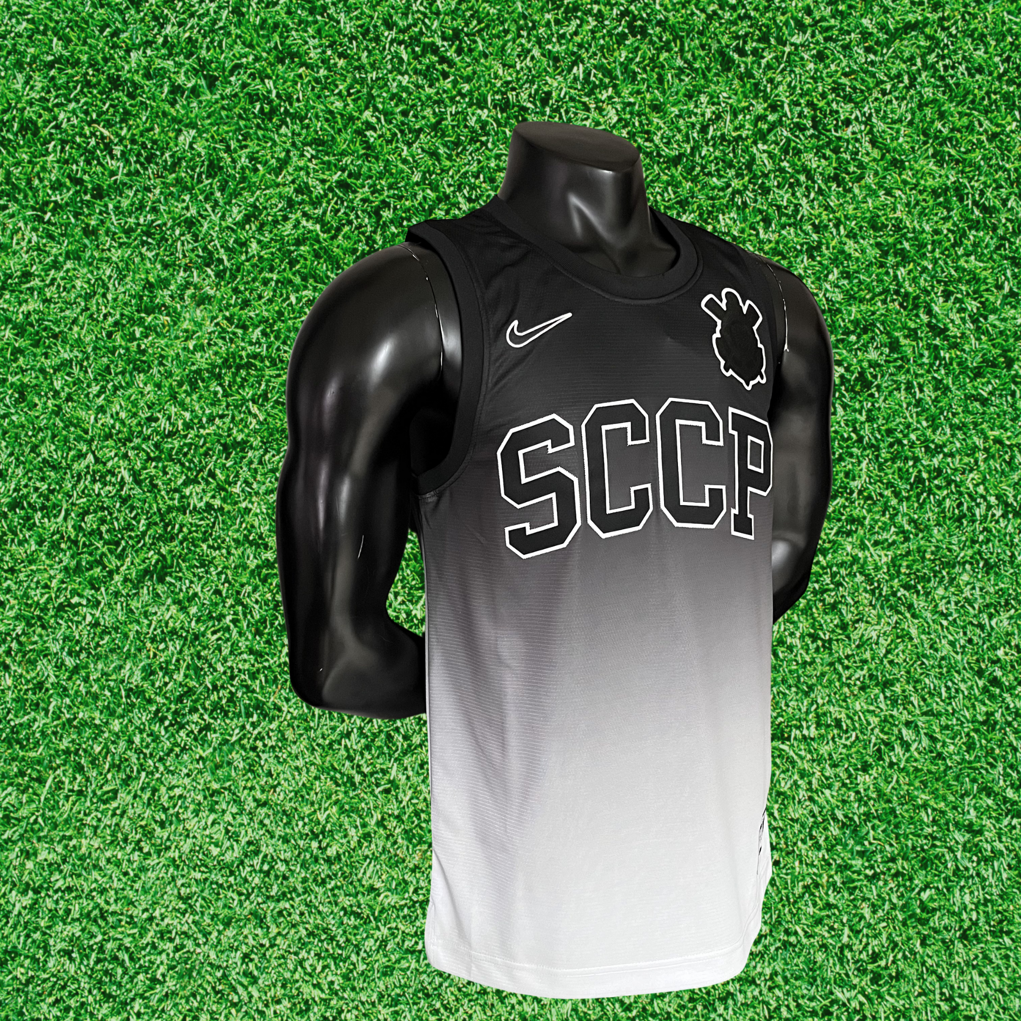 Regata Corinthians Preto e Branco 25/26 Torcedor