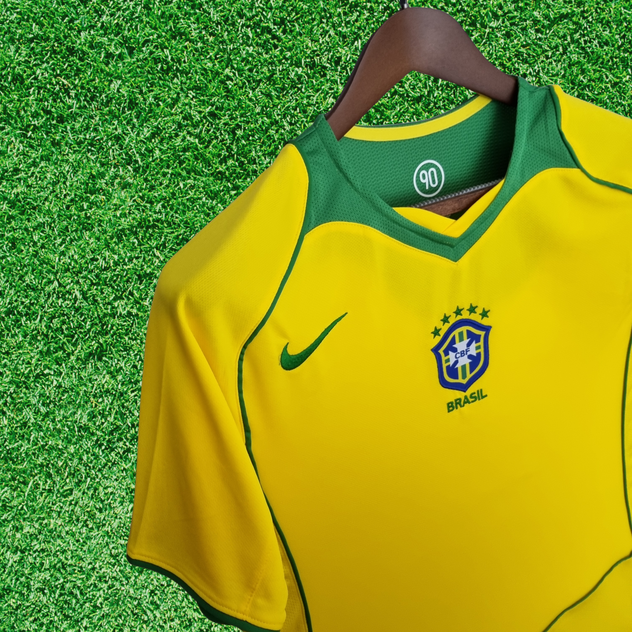 Camisa Brasil I 2004 Retrô