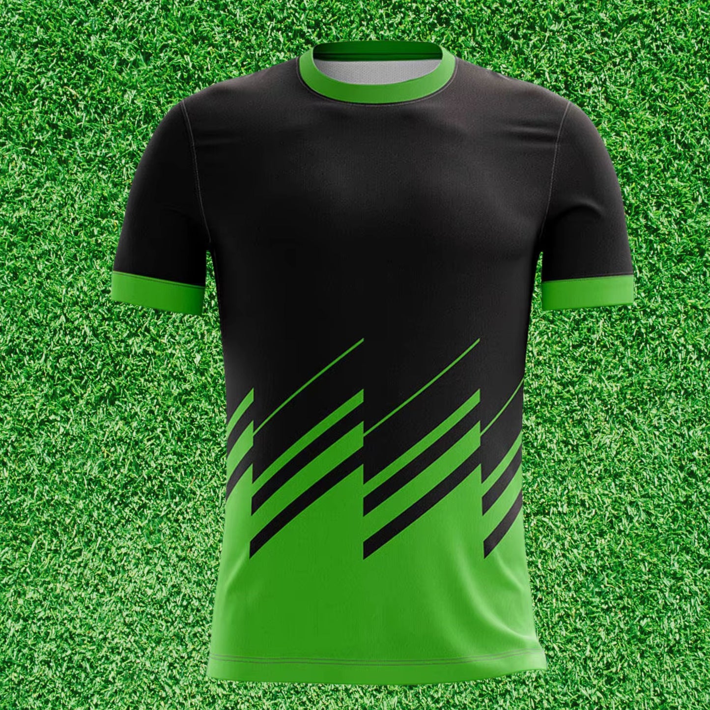 Camisa Futebol Verde e Preta Customizado 25/26