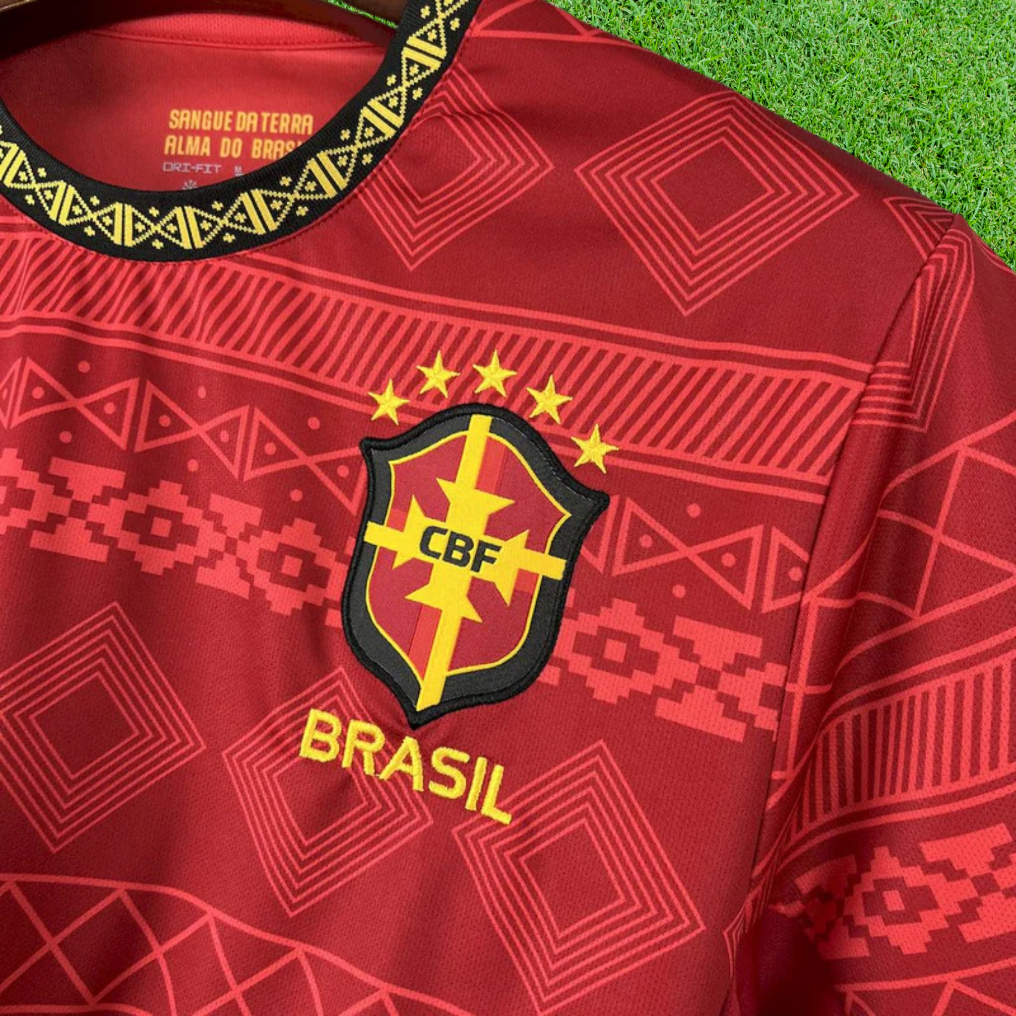 Camisa Brasil Vermelho Jordan Especial 25/26 Torcedor
