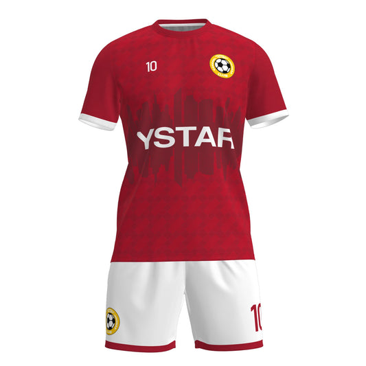 Camisa Futebol Vermelho e Branco Personalizado 26/27