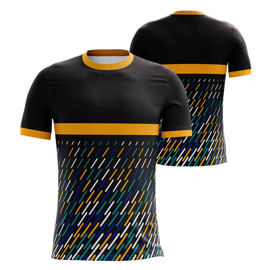 Camisa Futebol Amarelo e Preta Customizado 25/26