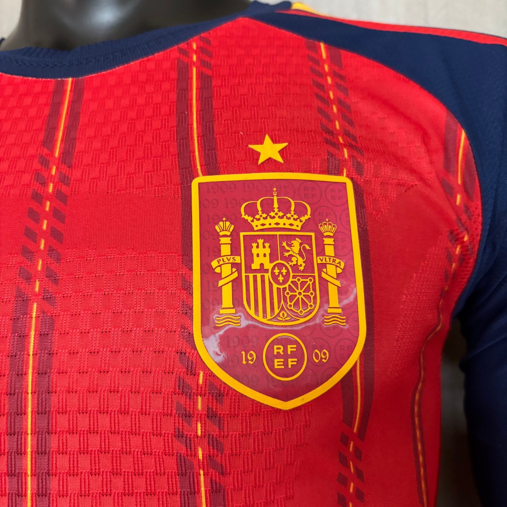 Camisa Espanha I 2026 Jogador Manga Longa