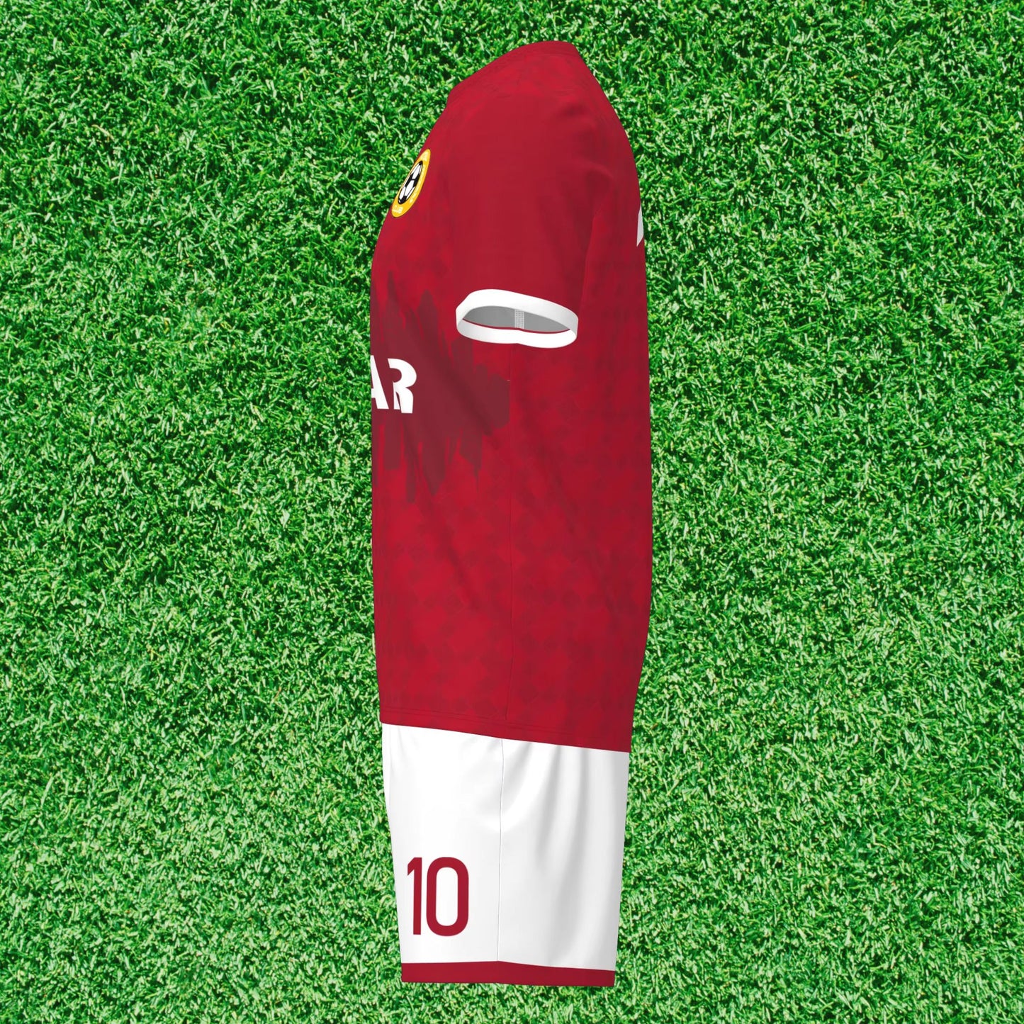 Camisa Futebol Vermelho e Branco Personalizado 26/27