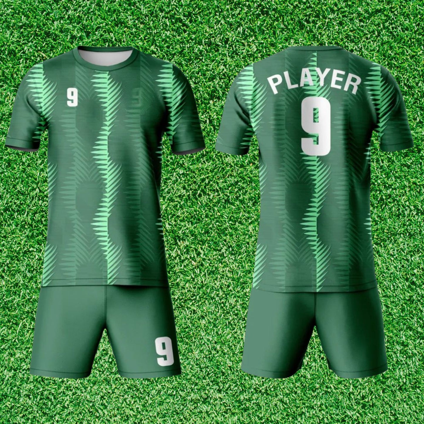 Kit Esportivo Verde Claro Customizado 25/26