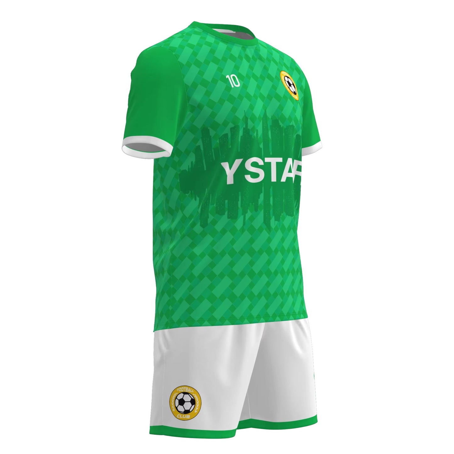 Camisa Futebol Verde e Branco Personalizado 26/27