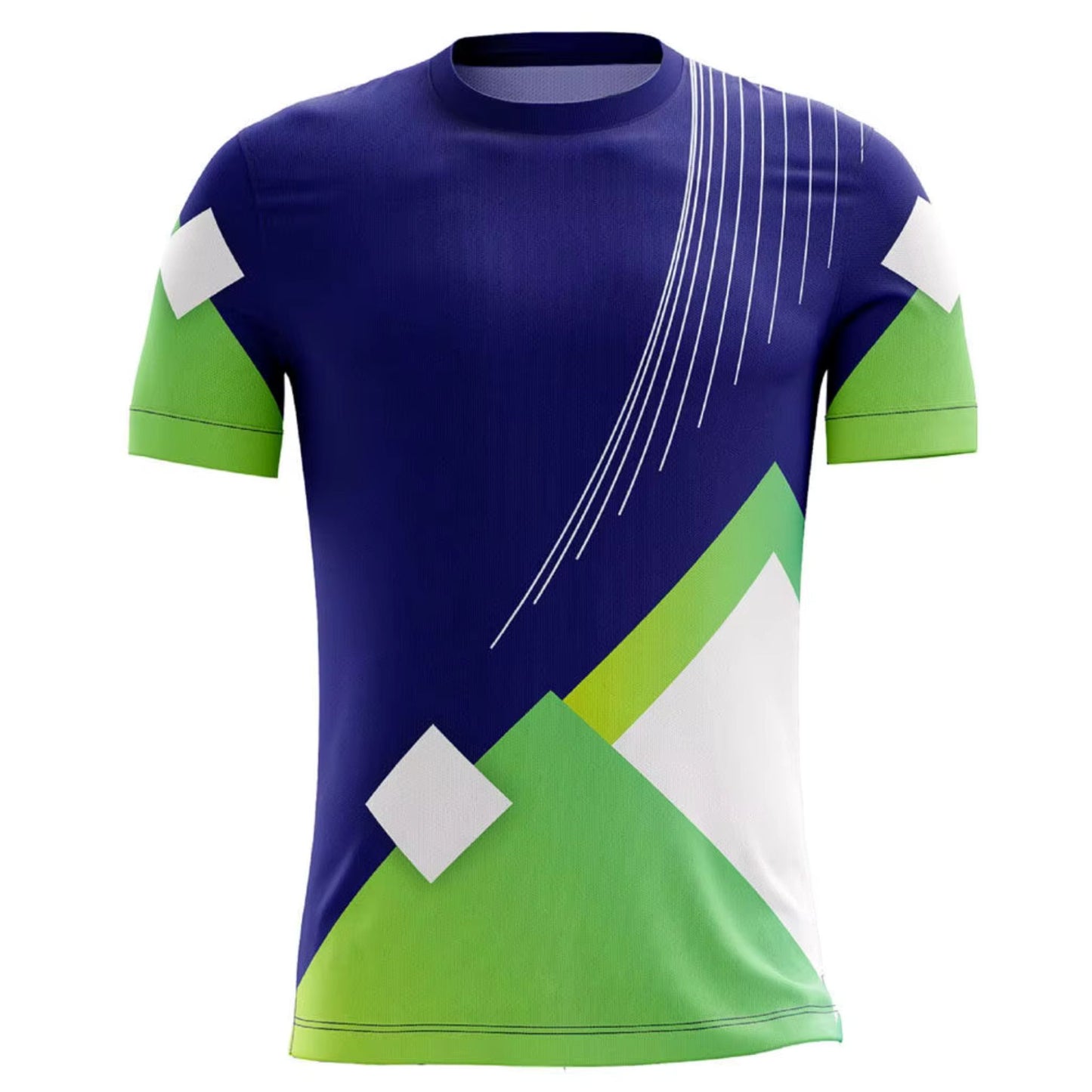 Camisa Futebol Azul e Verde Personalizado 25/26