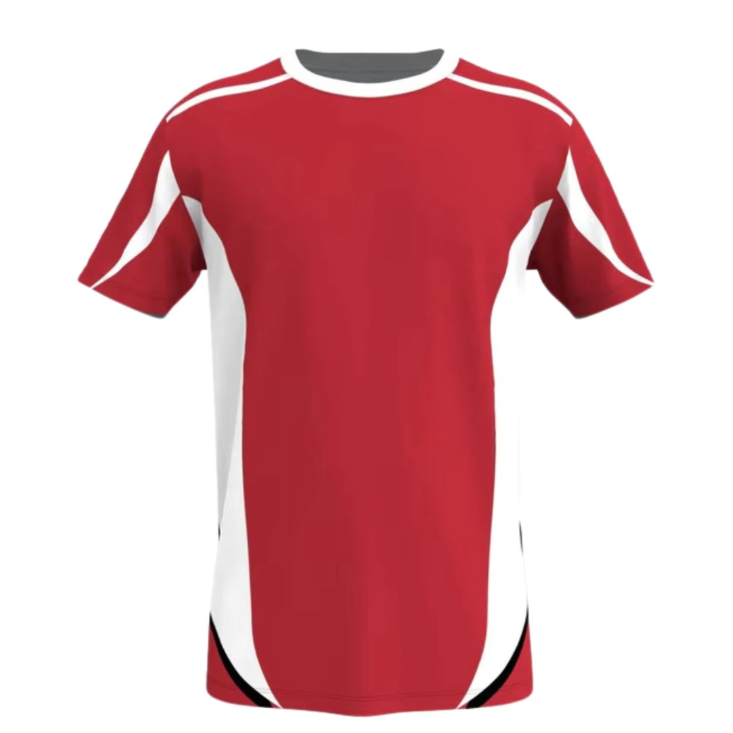 Camisa Futebol Vermelho e Branco Personalizado 25/26
