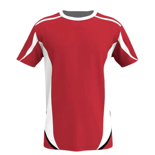 Camisa Futebol Vermelho e Branco Personalizado 25/26