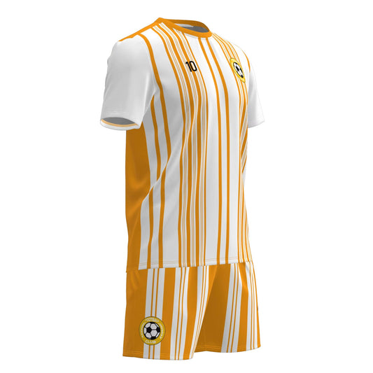 Camisa Futebol Amarela e Branco Personalizado 26/27