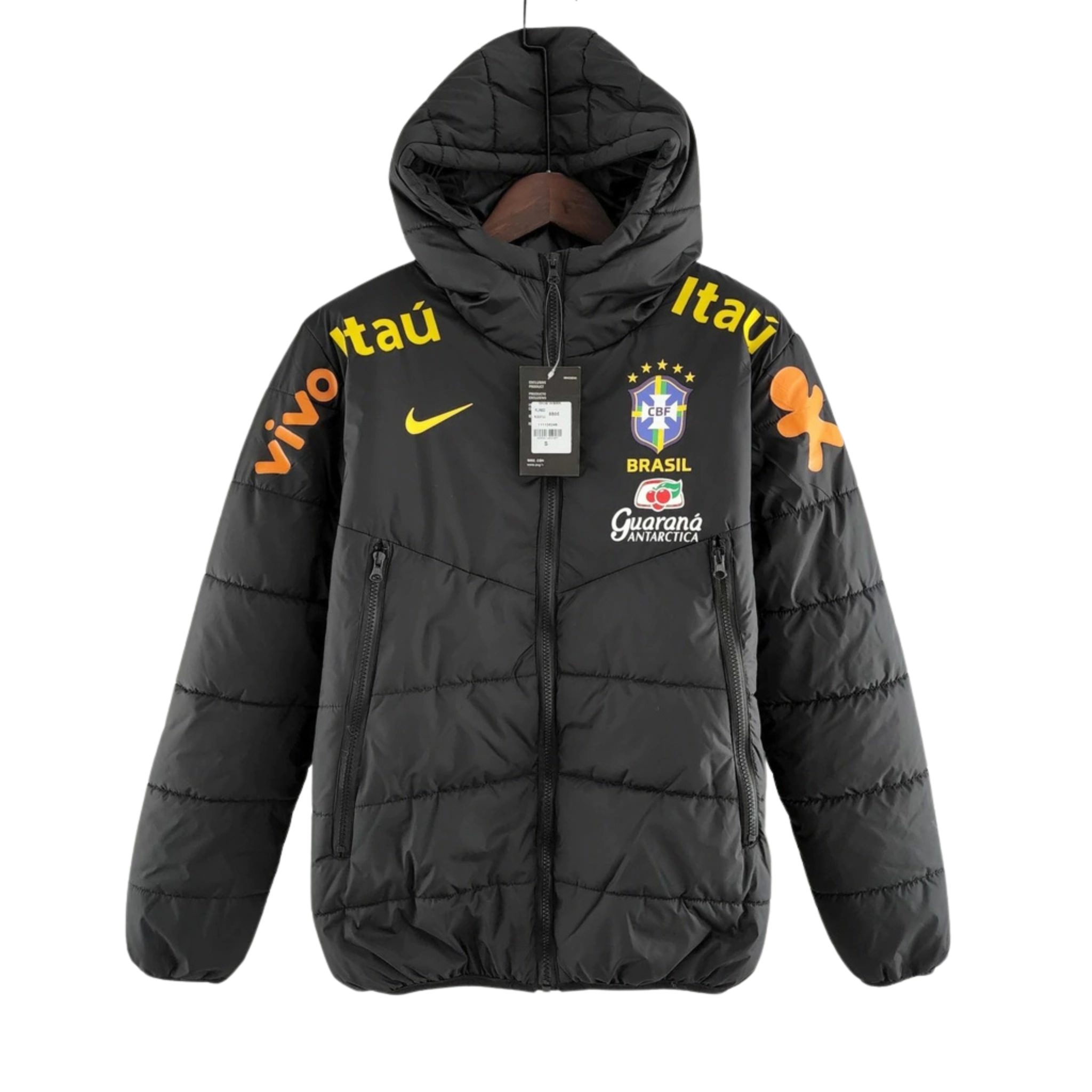 Jaqueta Brasil Preta 22/23 Bobojaco