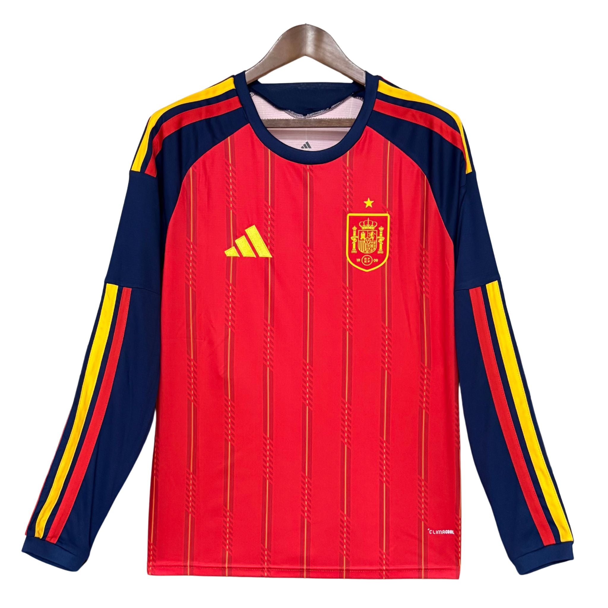 Camisa Espanha I 2026 Manga Longa
