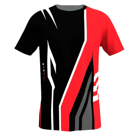 Camisa Futebol Vermelho e Preta Customizada 25/26