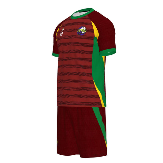 Kit Esportivo Vermelho e Verde Personalizado 26/27
