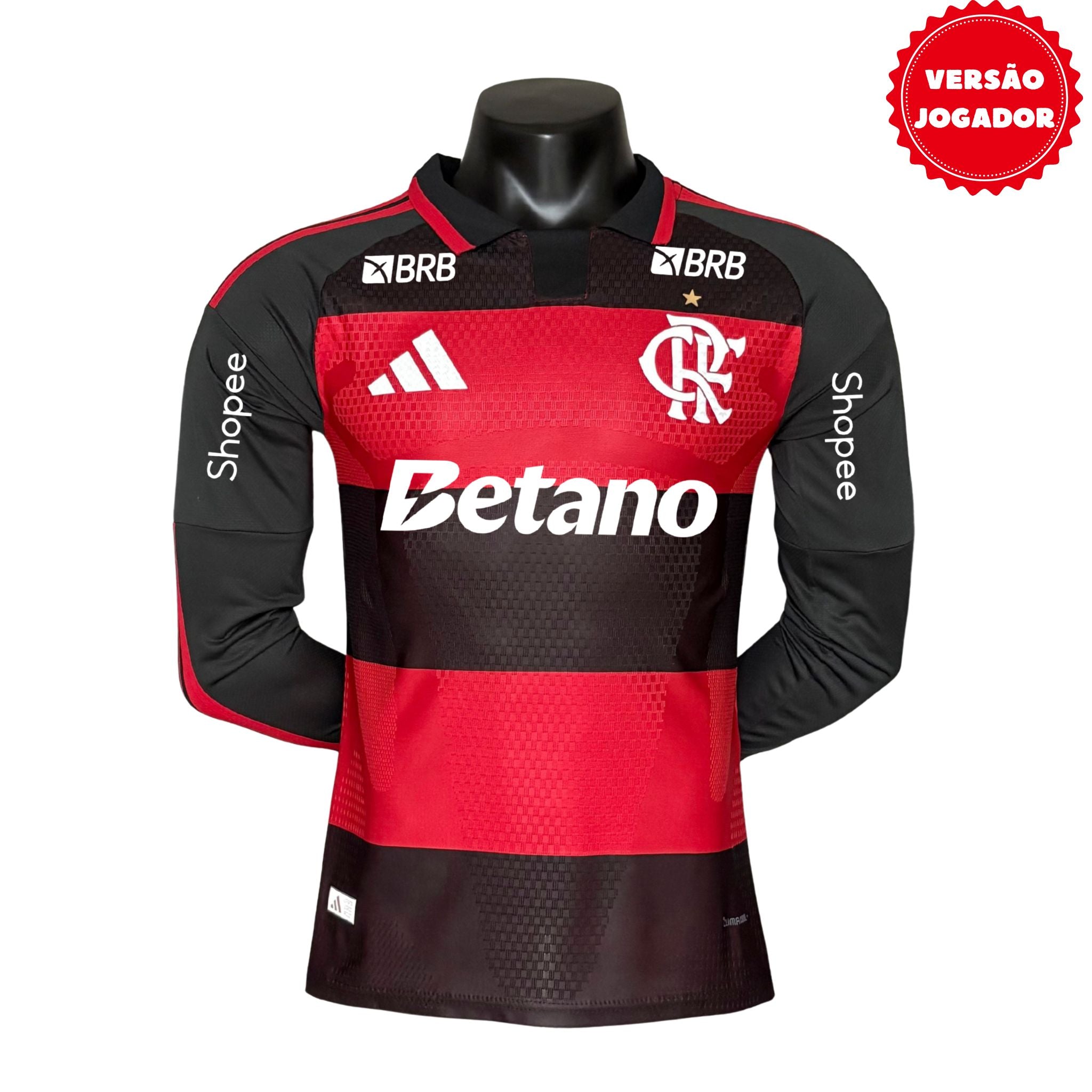 Camisa Flamengo I 26/27 Jogador Manga Longa