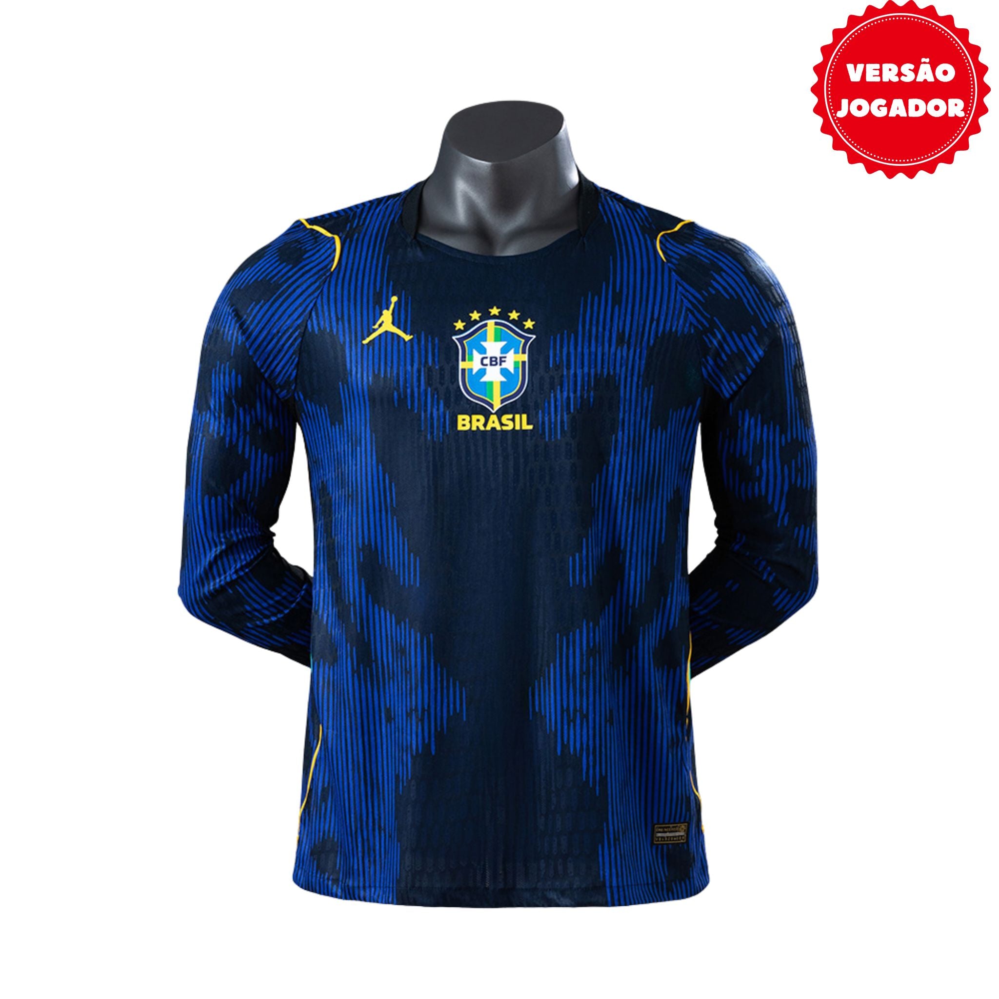 Camisa Brasil II 2026 Jogador Manga Longa