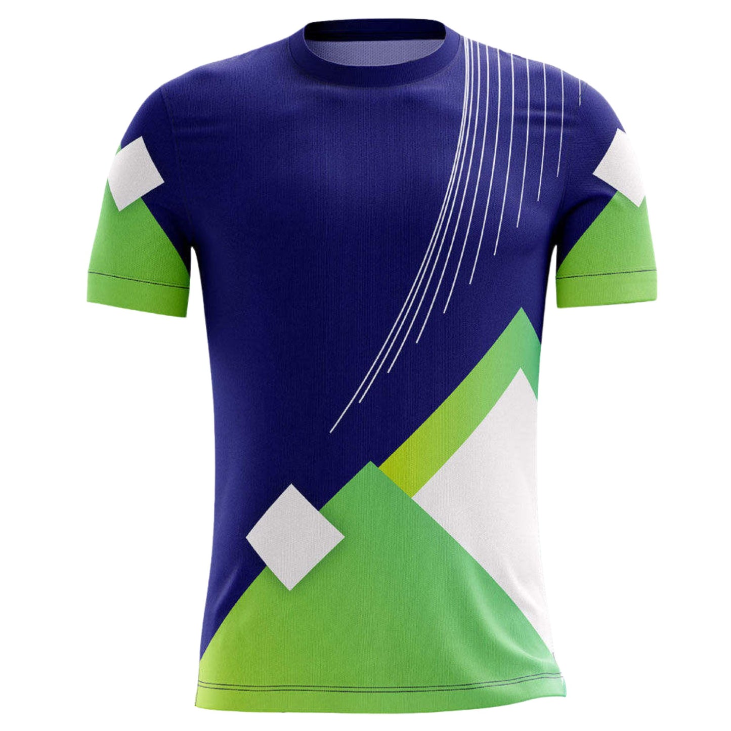 Camisa Futebol Azul e Verde Customizada 25/26