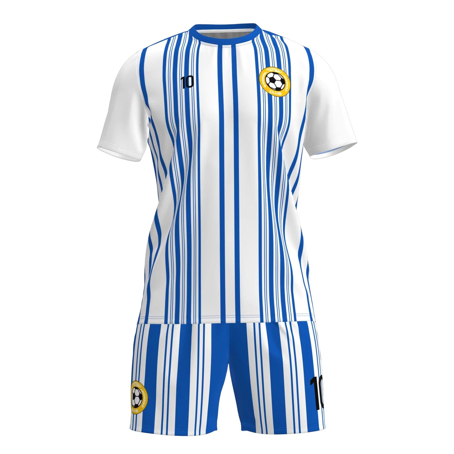 Camisa Futebol Azul e Branco Personalizado 26/27